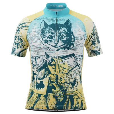 Men's Alice In Wonderland Short Sleeve Cycling Jersey