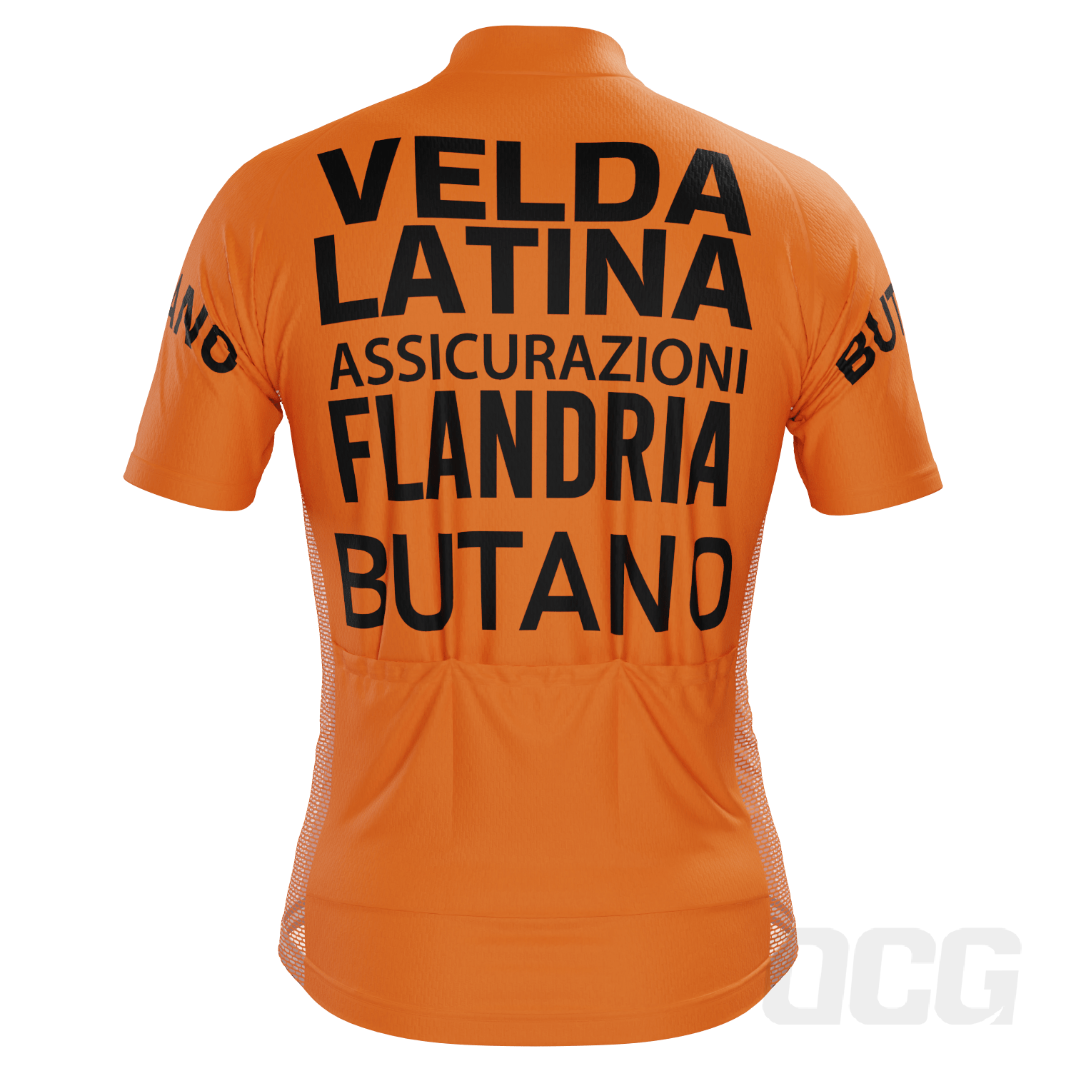 Men's Retro 1977 Flandria Maertens Vuelta a España Short Sleeve Cycling Jersey