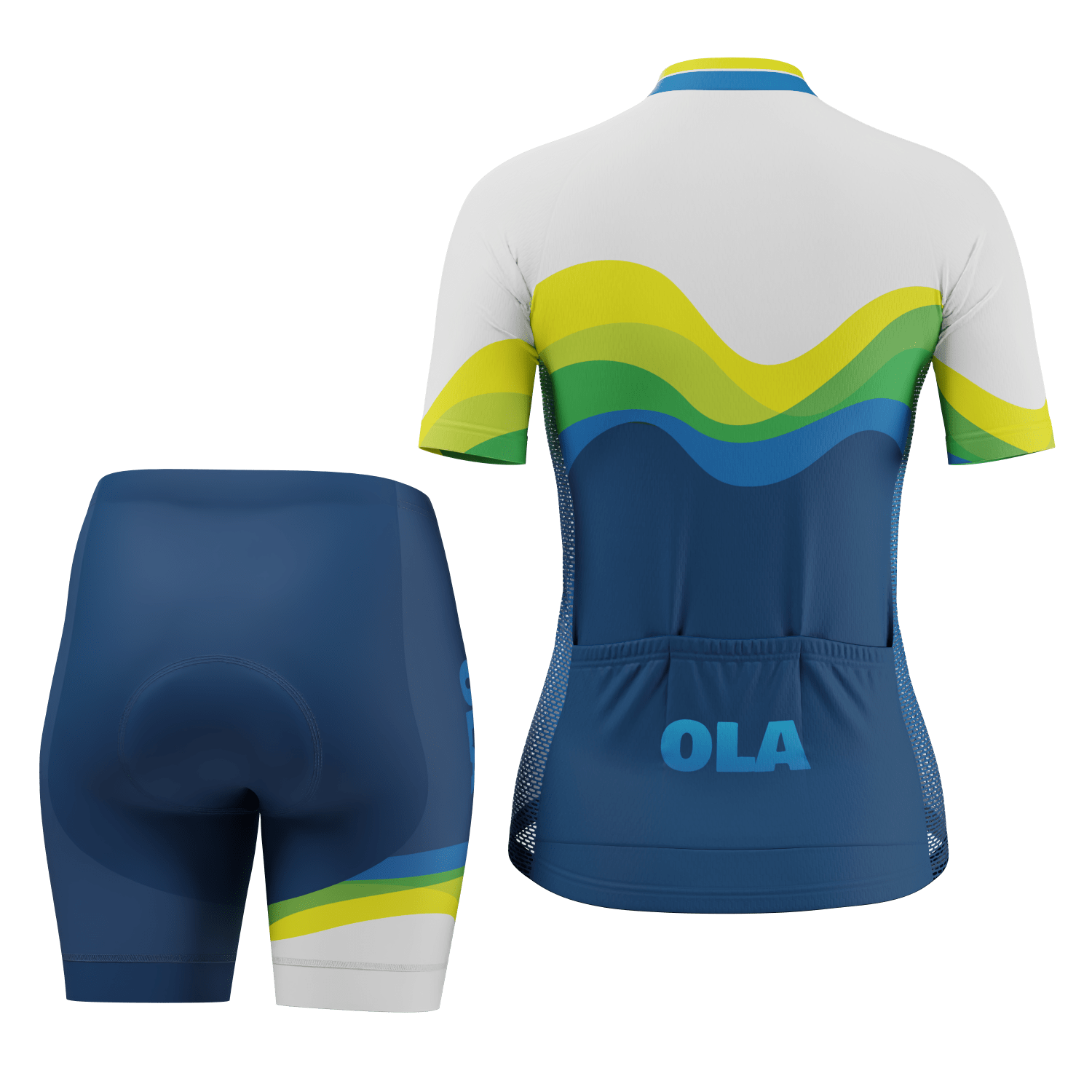 Women's Custom OLA Short Sleeve Cycling Kit