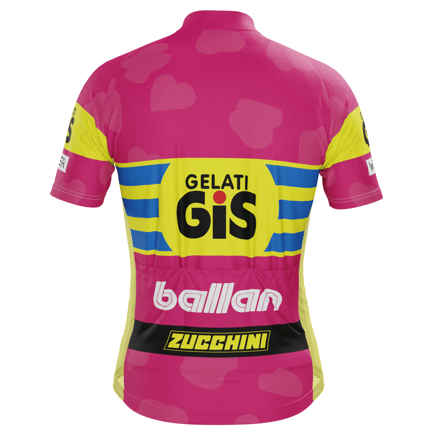 Men's Ice Cream Short Sleeve Cycling Jersey