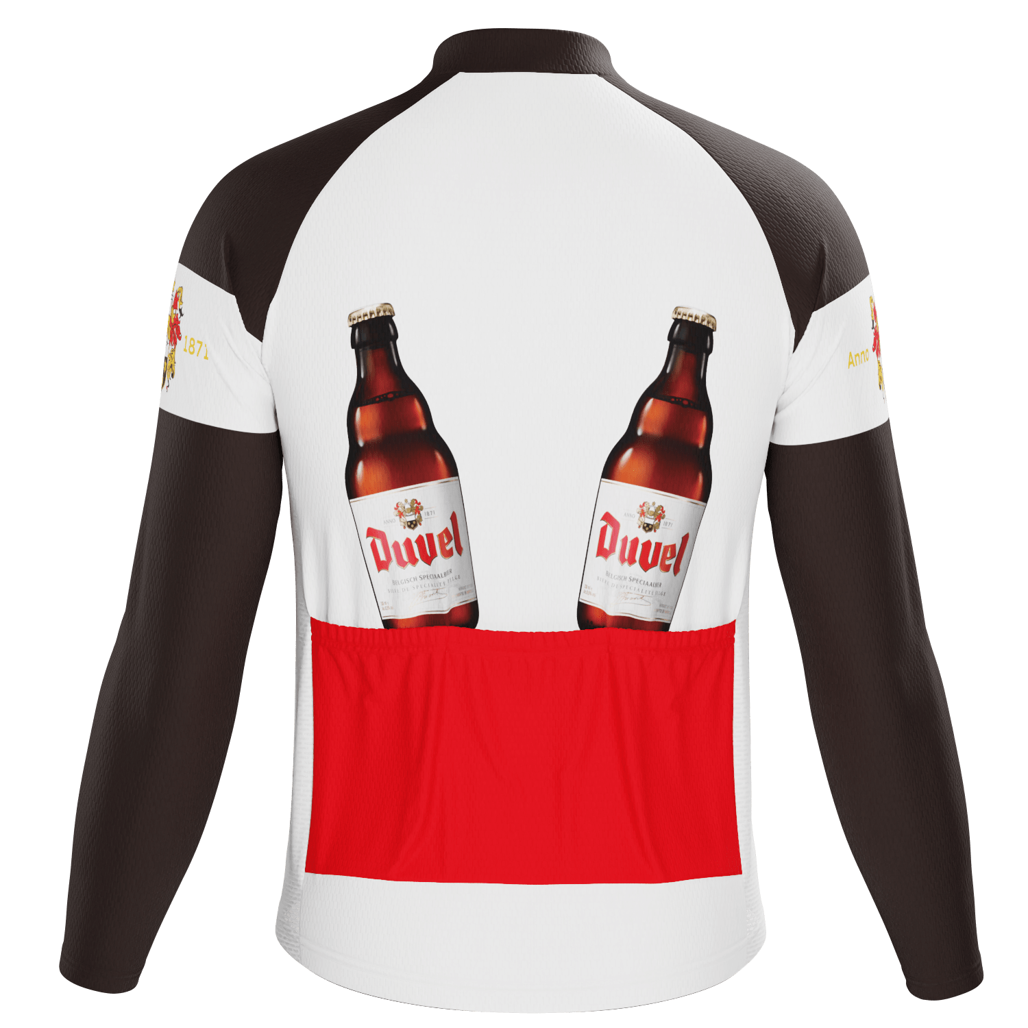 Men s Duvel Black Retro Long Sleeve Cycling Jersey Online Cycling Gear Australia