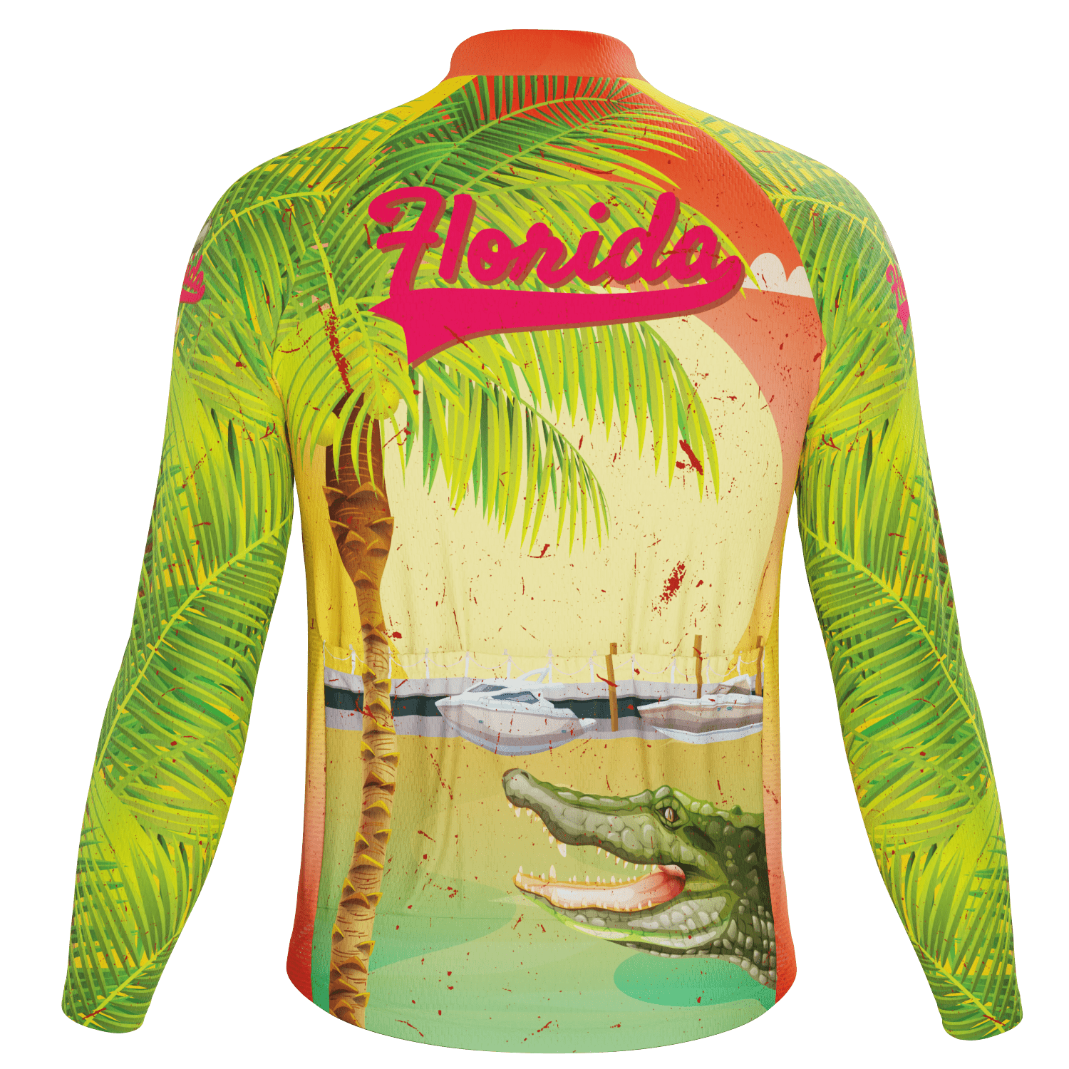 Men's Around The World - Florida Long Sleeve Cycling Jersey