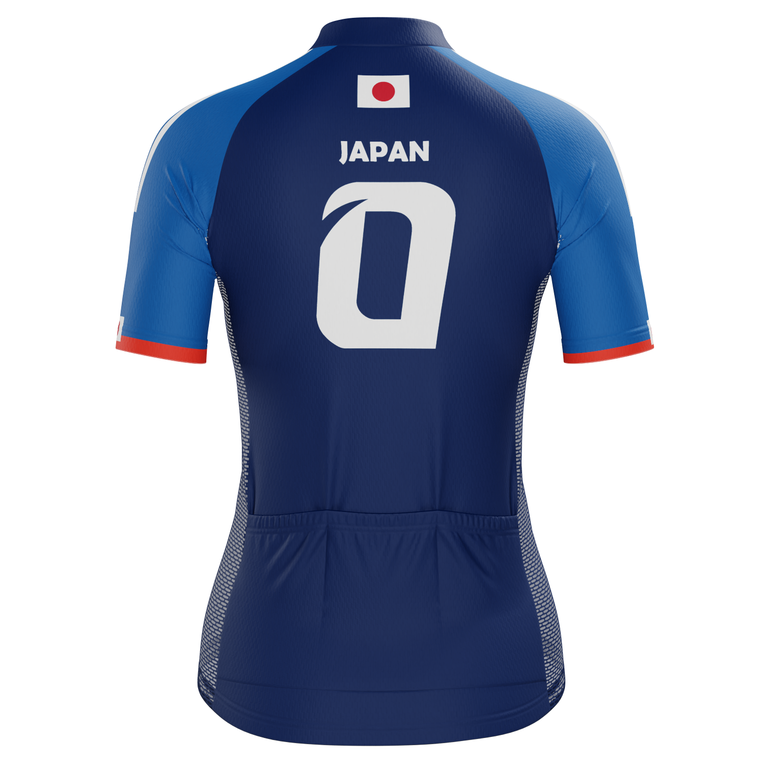 Women's Japan Soccer Short Sleeve Cycling Jersey