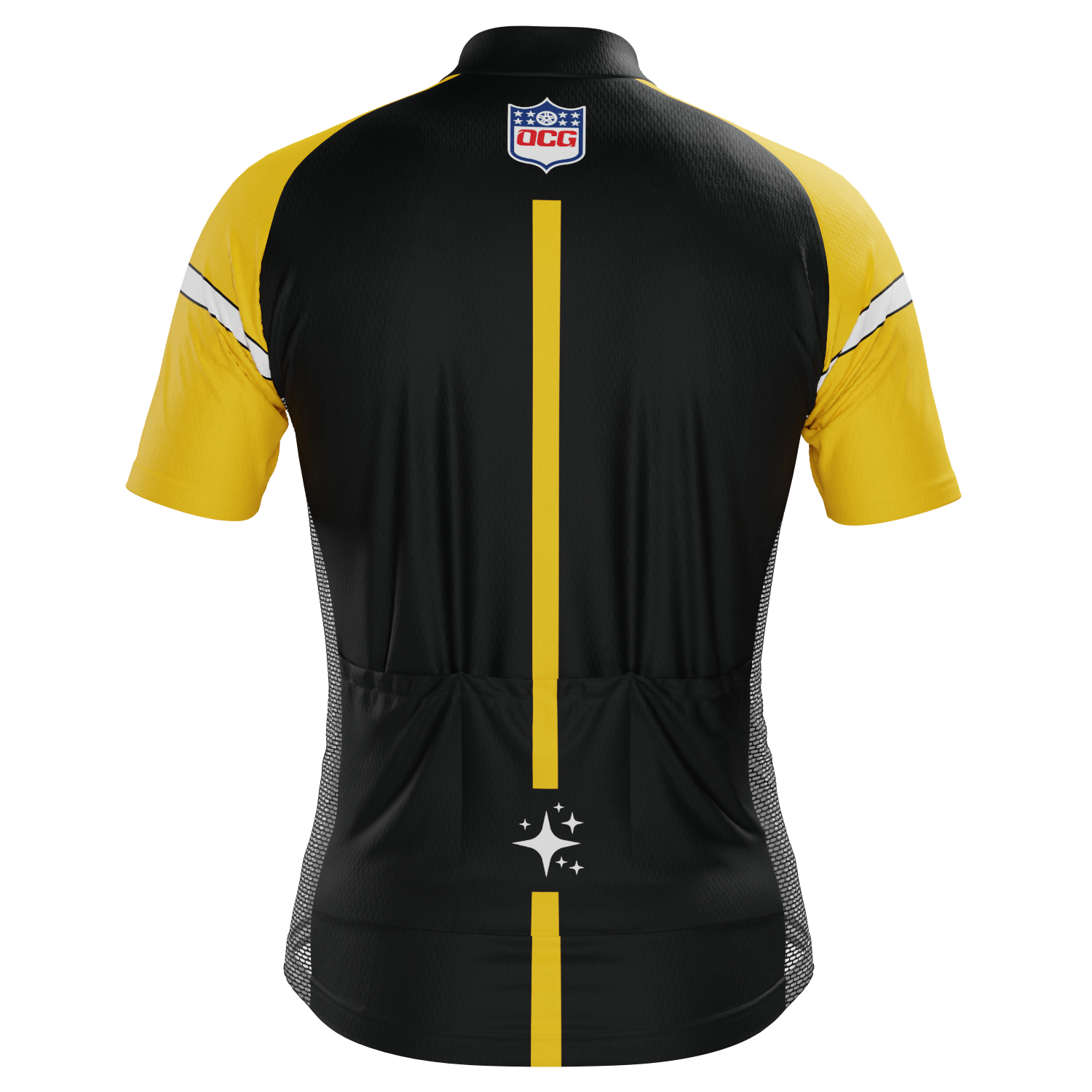 Men's Pittsburg Football Short Sleeve Cycling Jersey