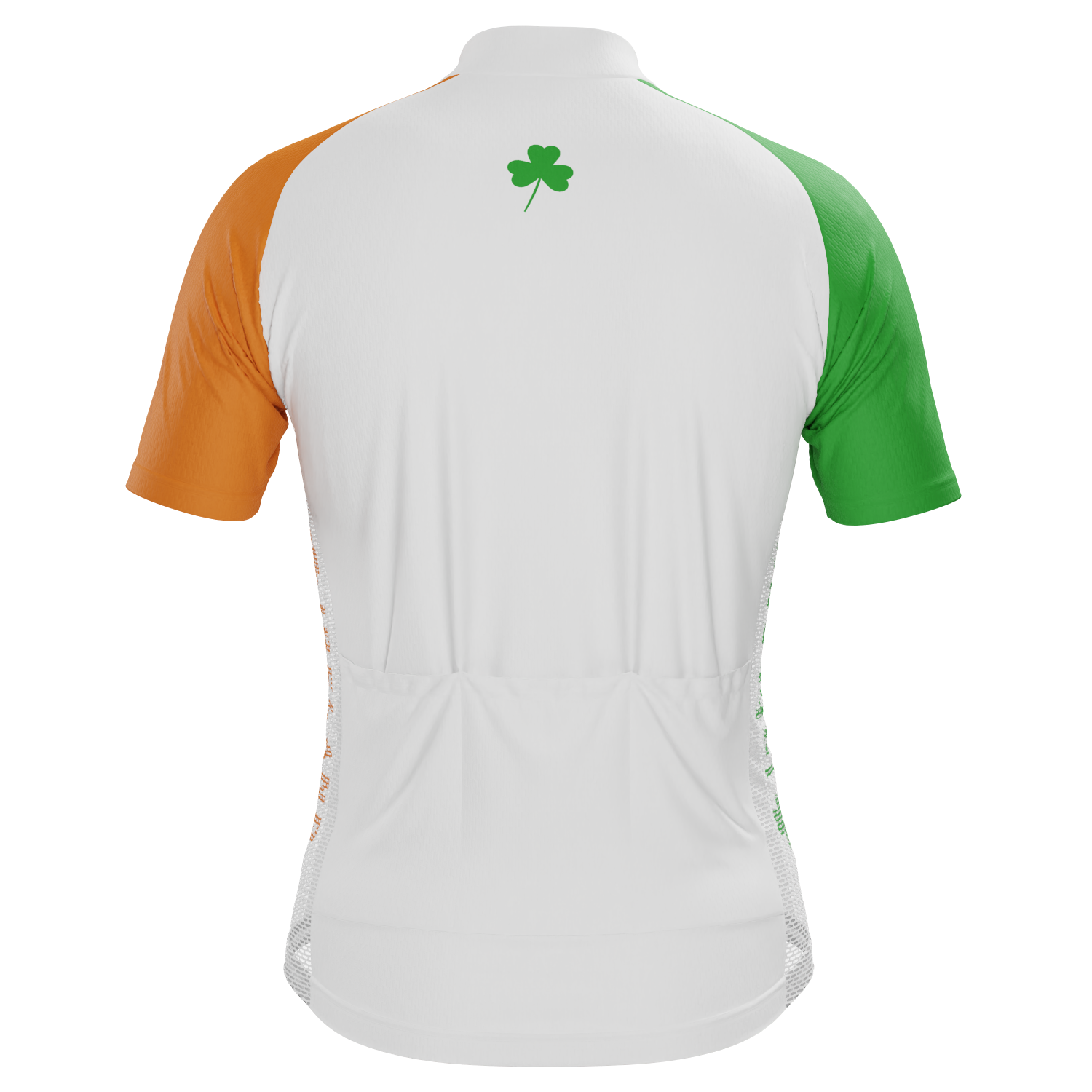 Men's Lucky To Be Irish Shamrock Short Sleeve Cycling Jersey