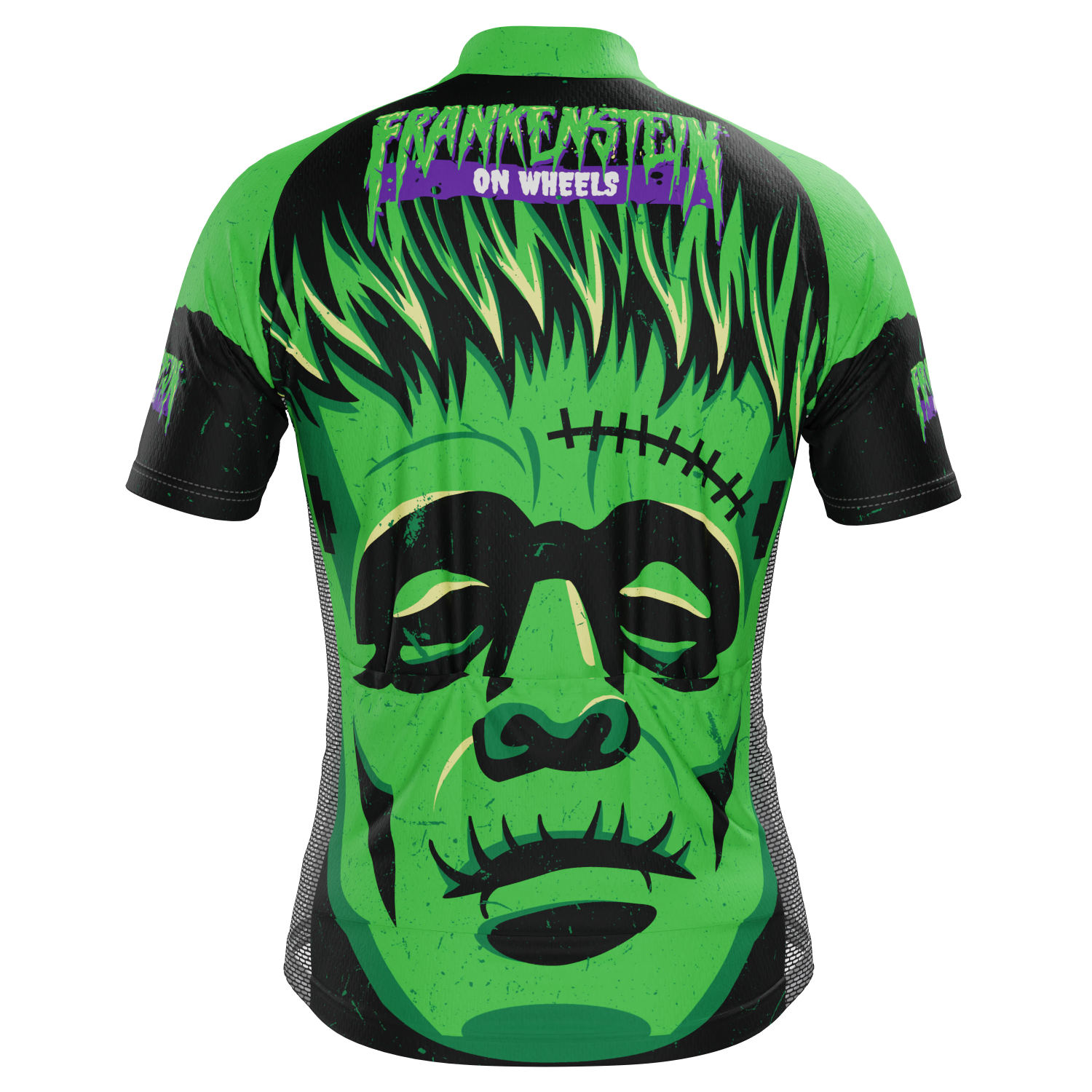 Men's Frankenstein On Wheels Short Sleeve Cycling Jersey