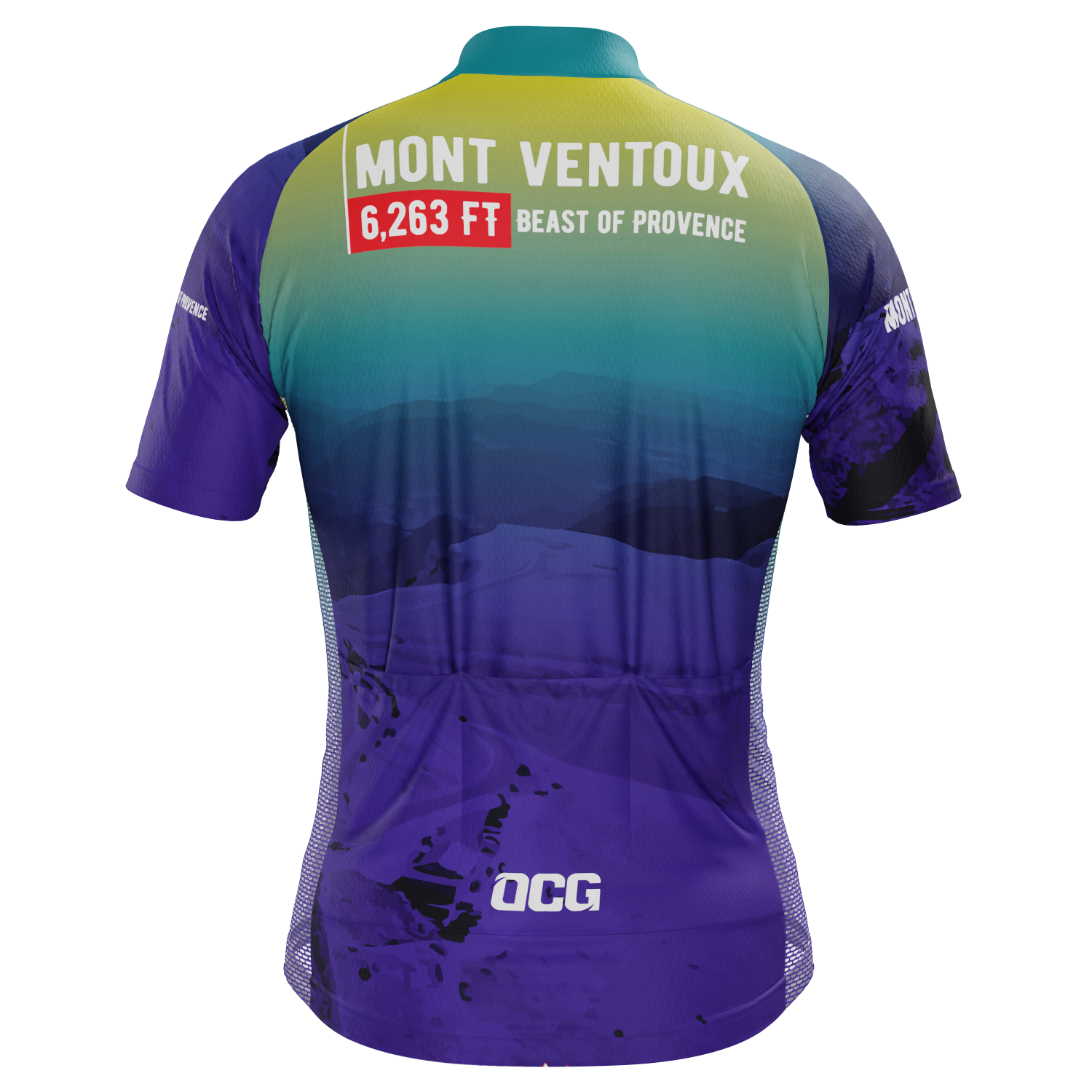 Men's Mont Ventoux Epic Climbs  Short Sleeve Cycling Jersey