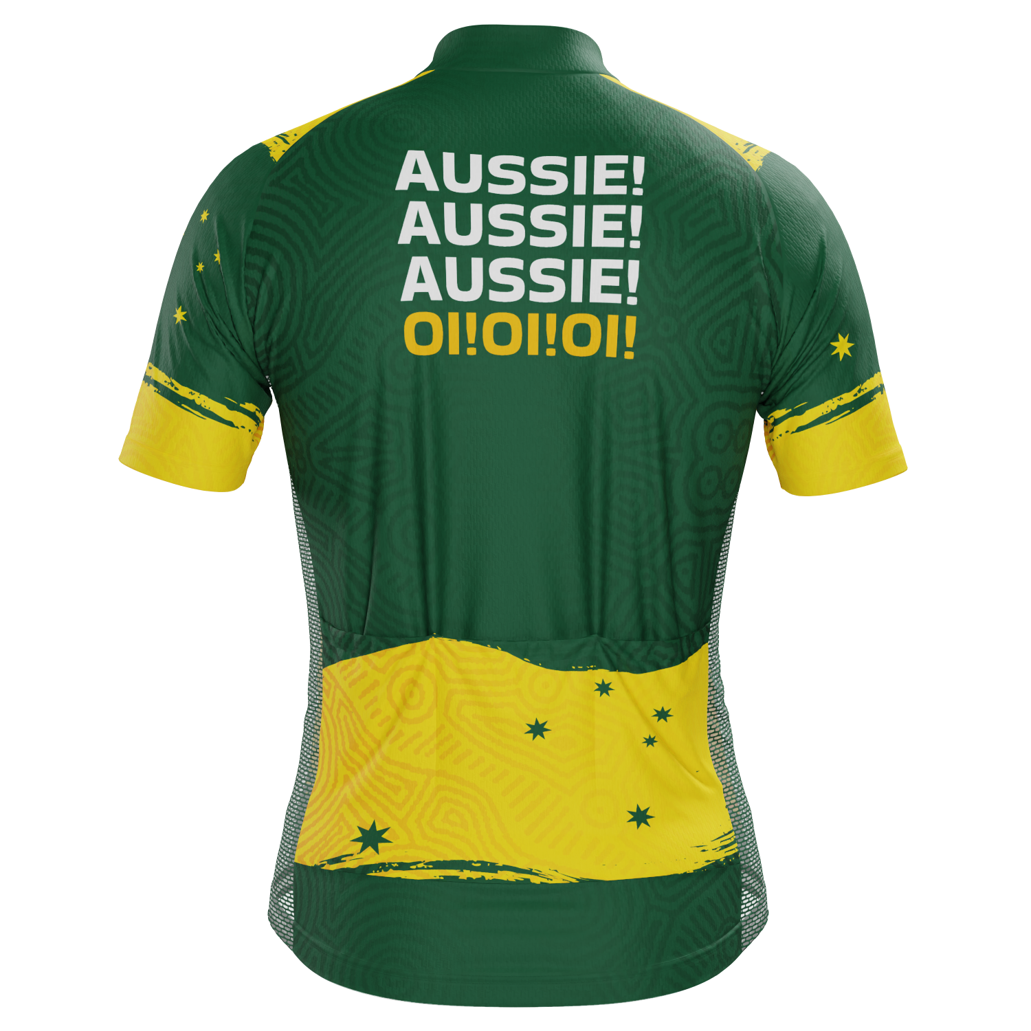 Men's Aussie Aussie Aussie Short Sleeve Cycling Jersey