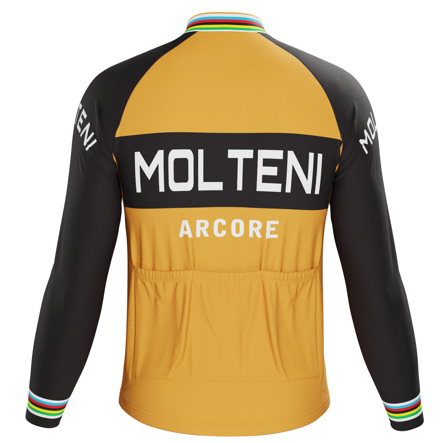 Men's Retro Molteni Classic Long Sleeve Cycling Jersey