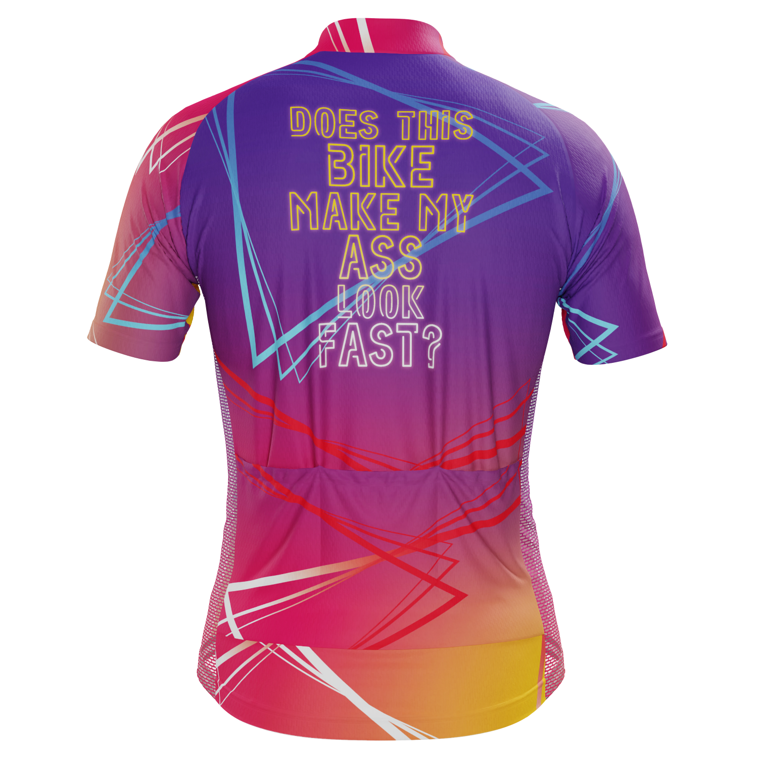 Men's Fast Ass Short Sleeve Cycling Jersey