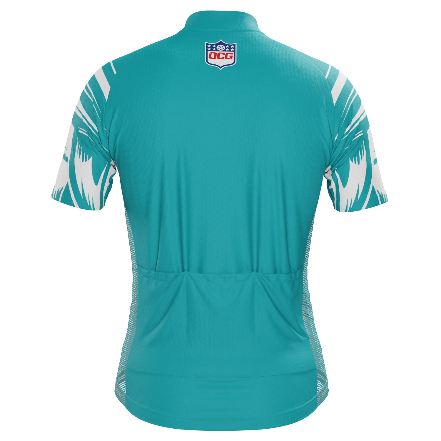 Men's Miami Football Short Sleeve Cycling Jersey