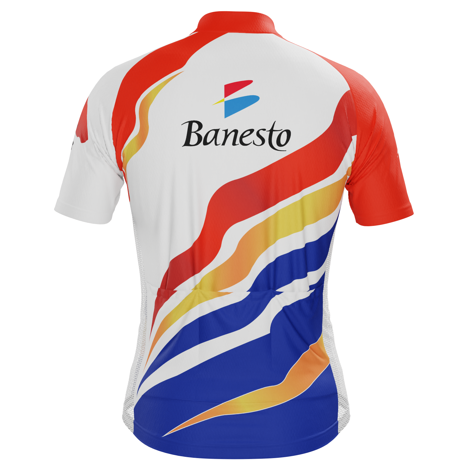 Men's Banesto Retro 1990 Short Sleeve Cycling Jersey