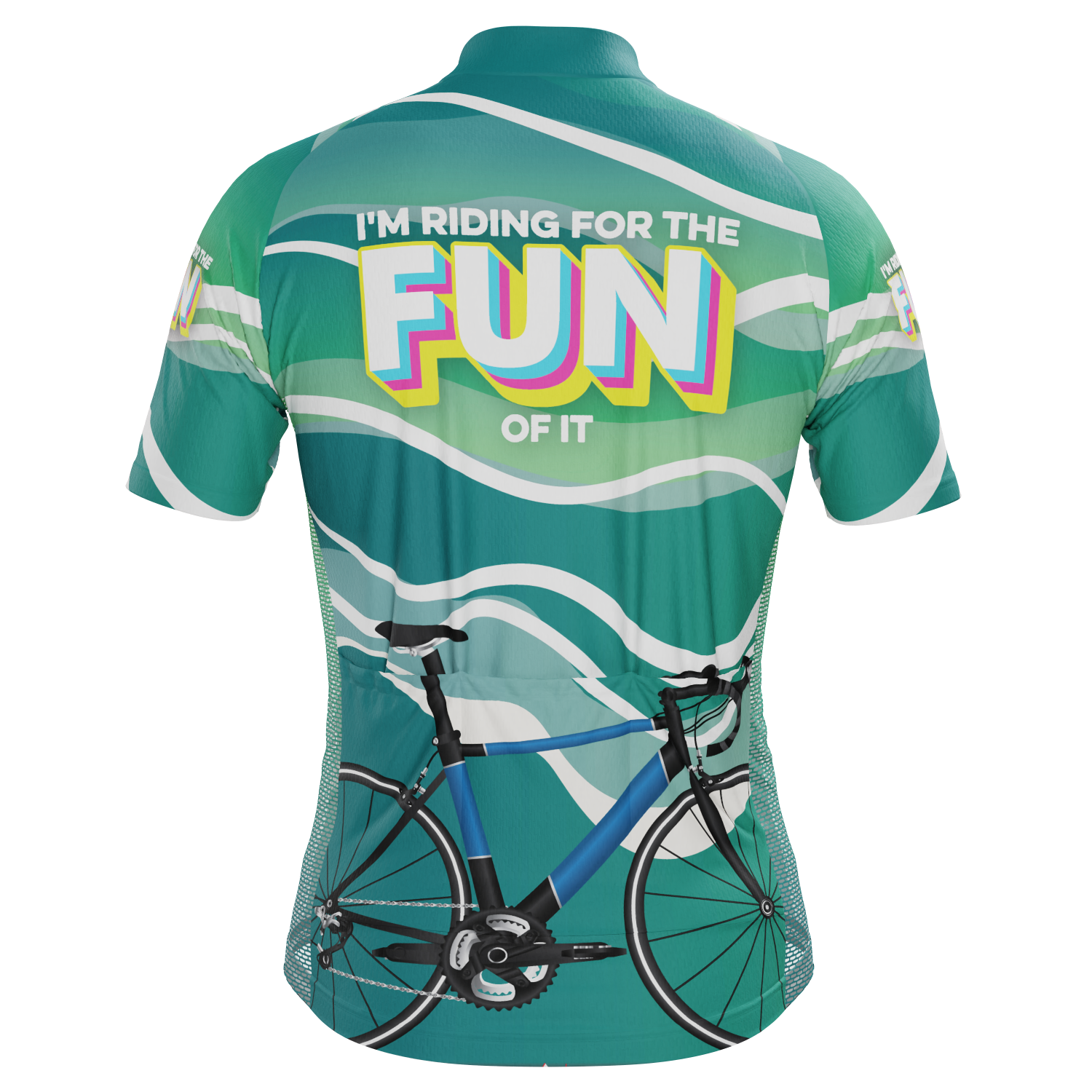 Men's I'm Riding For The Fun Of It Short Sleeve Cycling Jersey