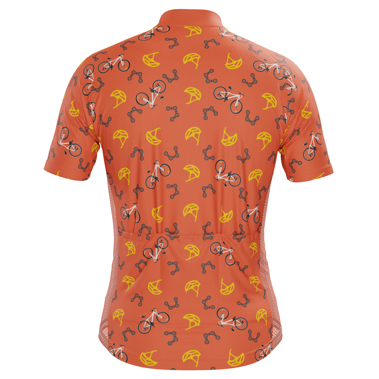 Men's Custom Bike & Helmets Design Personalized Short Sleeve Cycling Jersey