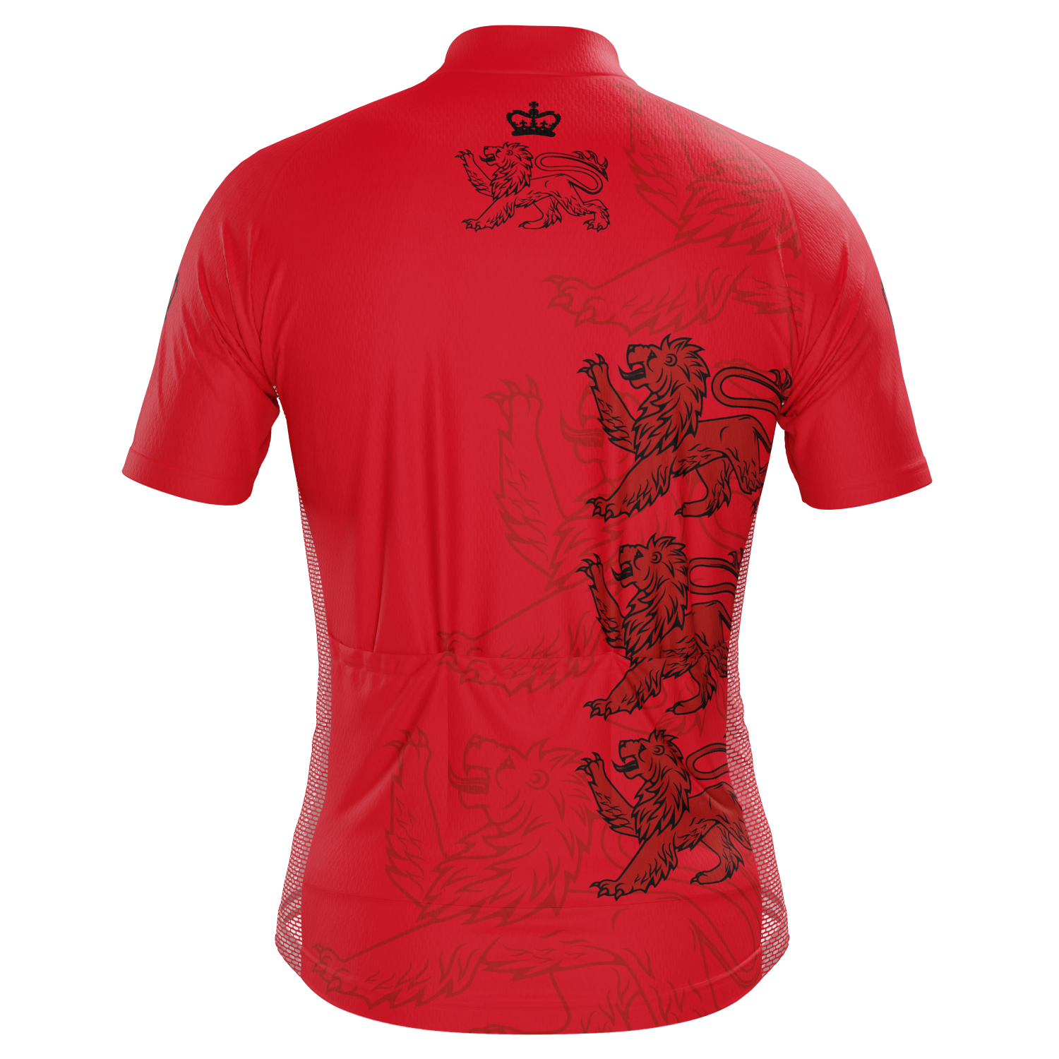 Men's England Three Lions Short Sleeve Cycling Jersey