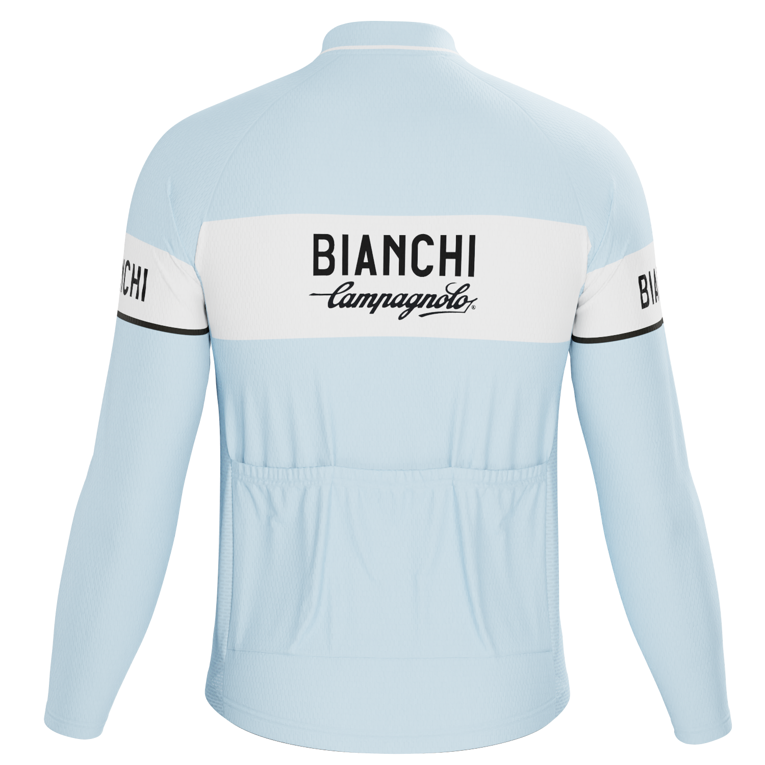 Men's Retro Bianchi Long Sleeve Cycling Jersey