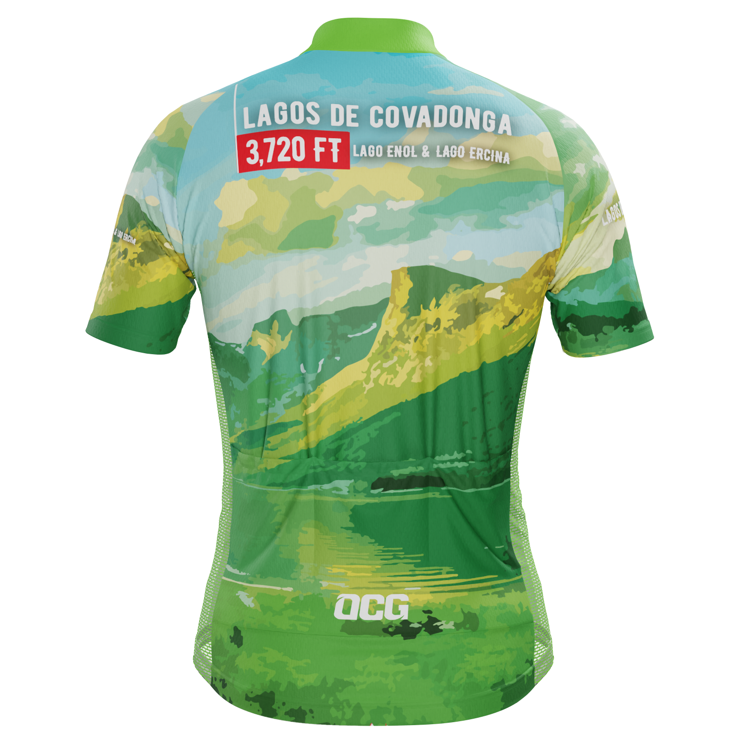 Men's  Lagos de Covadonga Epic Climbs  Short Sleeve Cycling Jersey