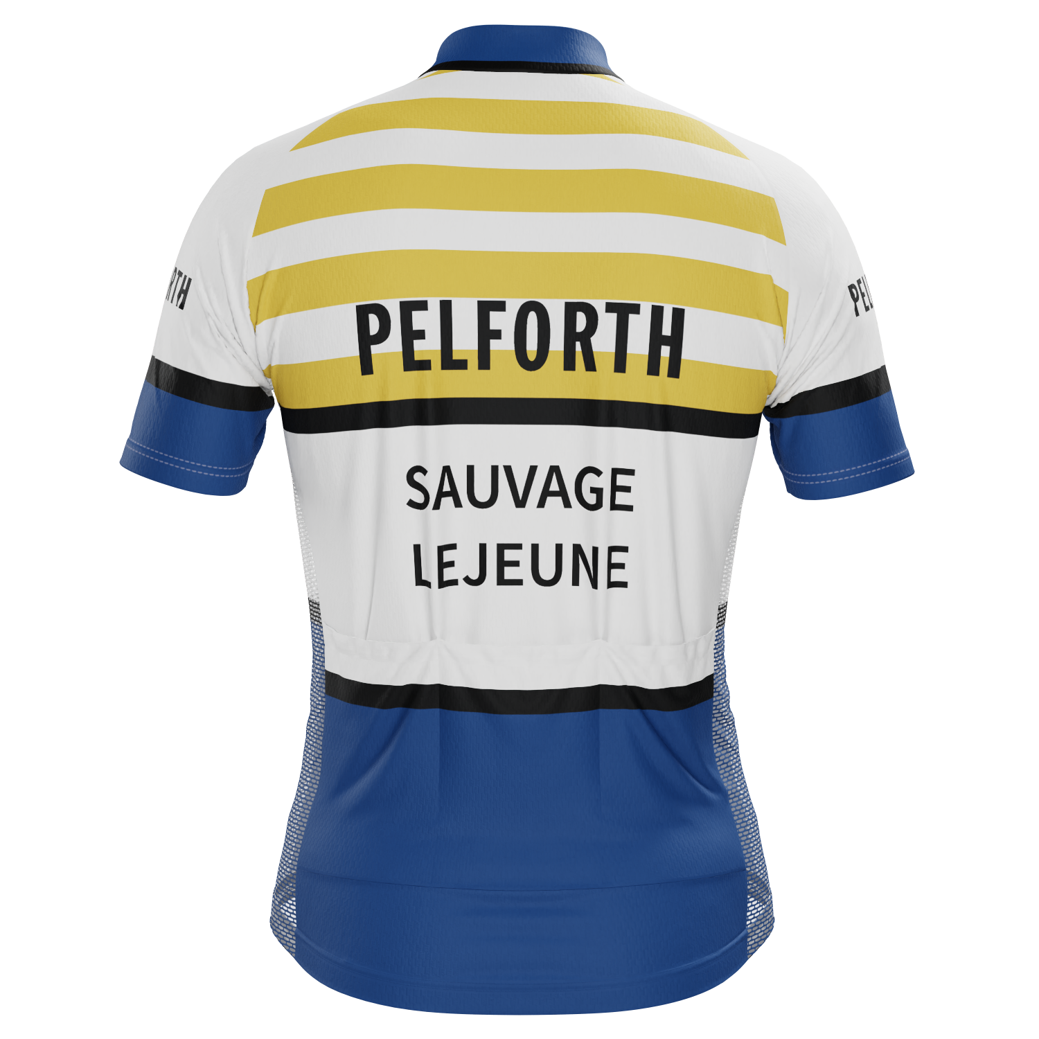 Men's French Pelforth–Sauvage–Lejeune Short Sleeve Cycling Jersey