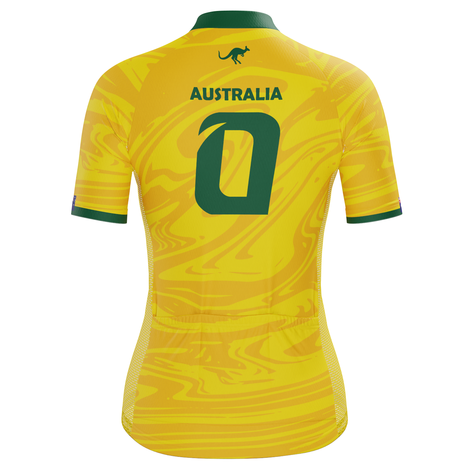 Women's Australia Soccer Short Sleeve Cycling Jersey