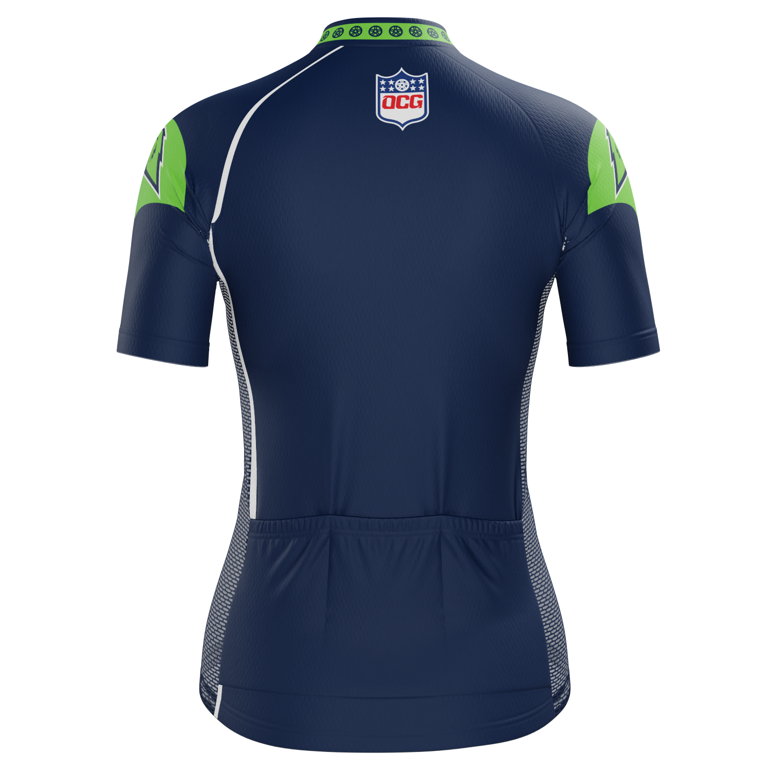 Women's Seattle Football Short Sleeve Cycling Jersey