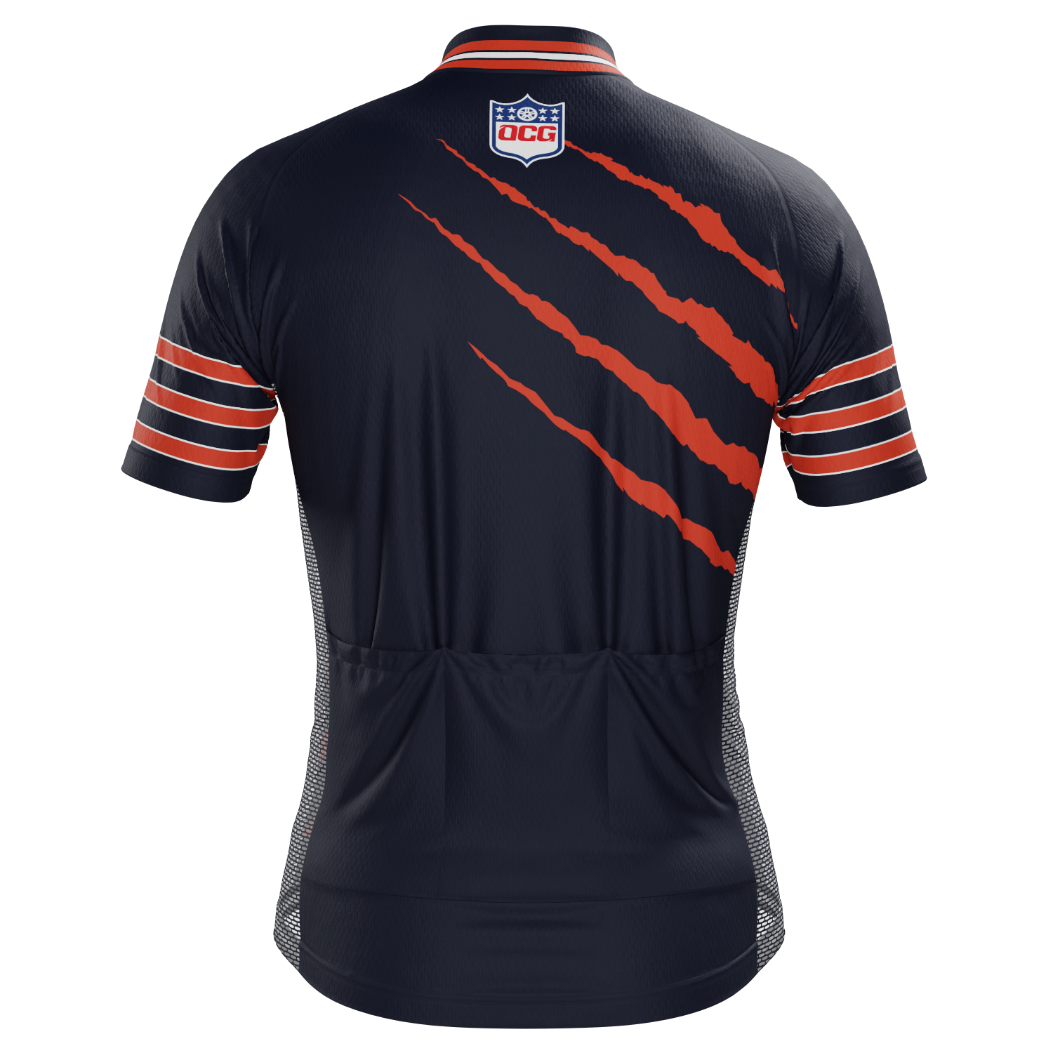 Men's Chicago Football Short Sleeve Cycling Jersey