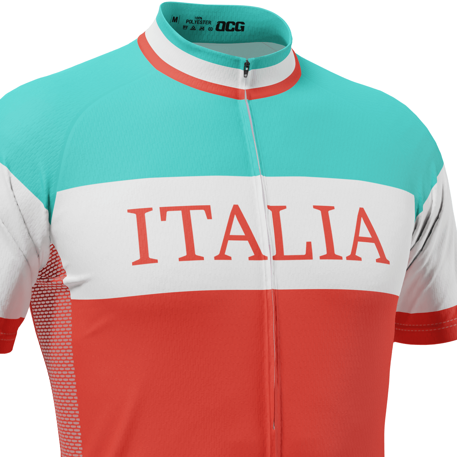 Men's Italia Flag Pro Short Sleeve Cycling Jersey