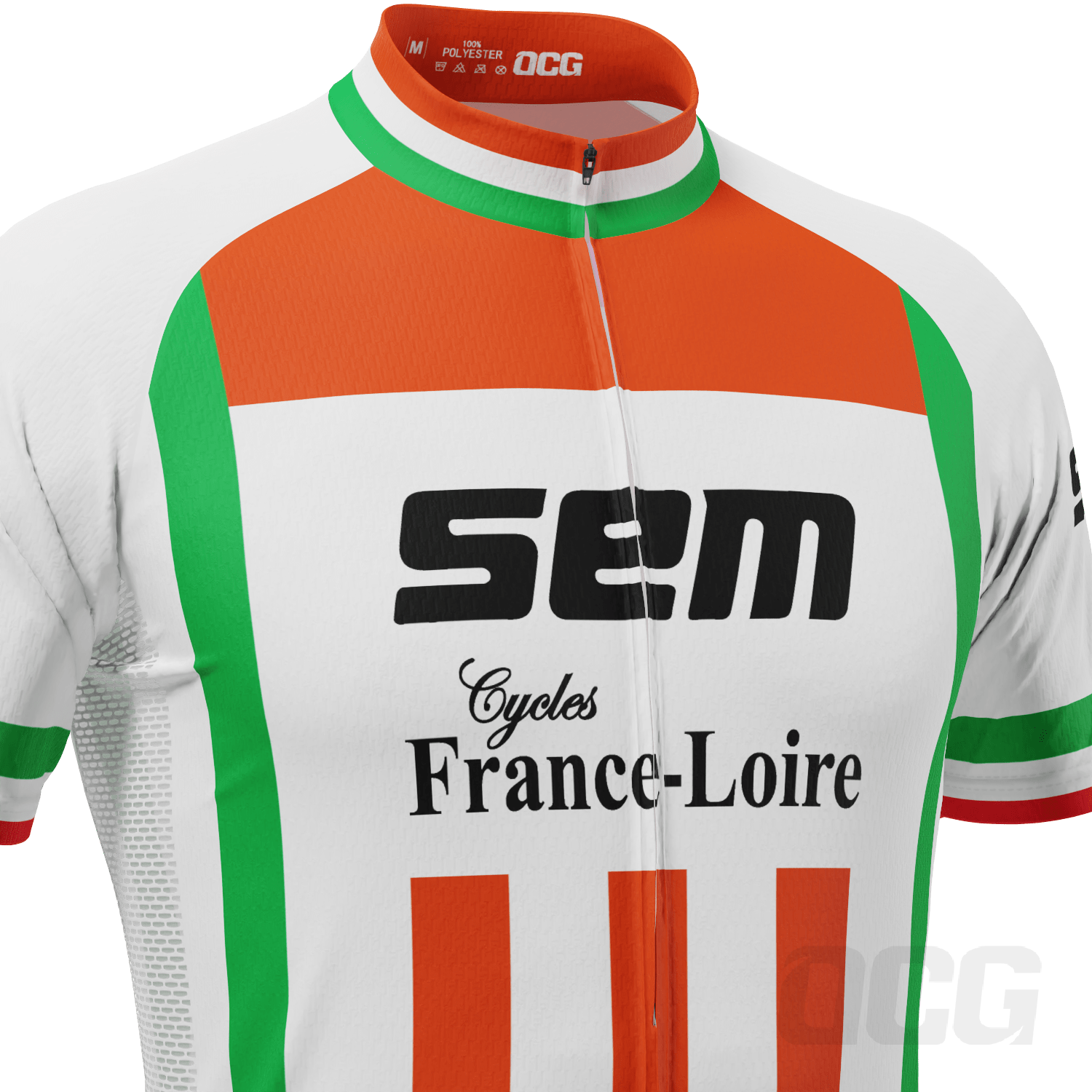 Retro Sem Cycles France Loire Cycling Jersey