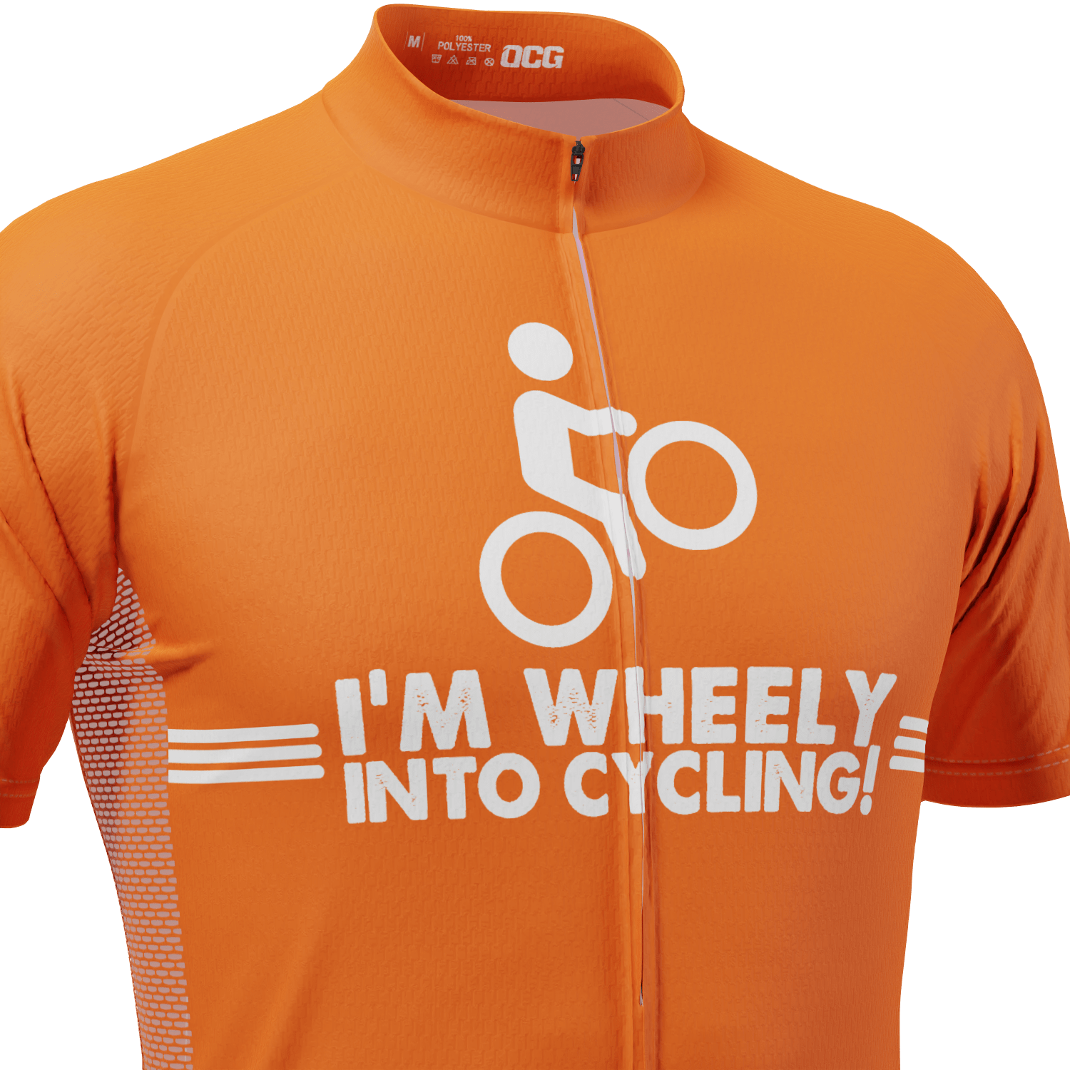 Men's I'm Wheely Into Cycling! Short Sleeve Cycling Jersey