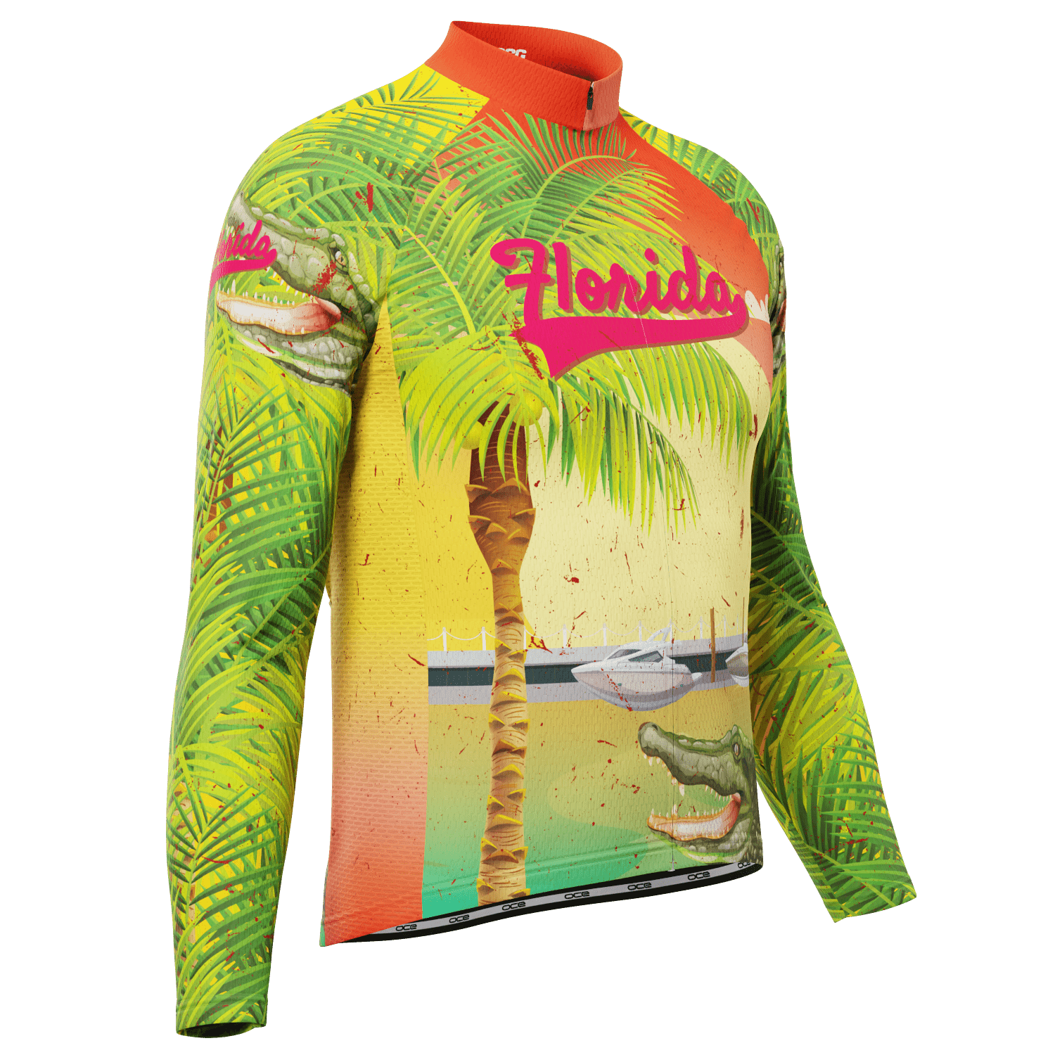 Men's Around The World - Florida Long Sleeve Cycling Jersey