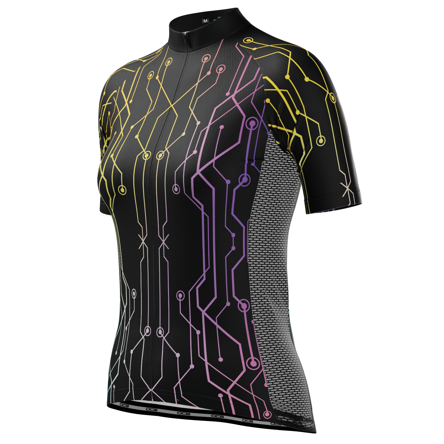 Women's Holographic Circuit Short Sleeve Cycling Jersey