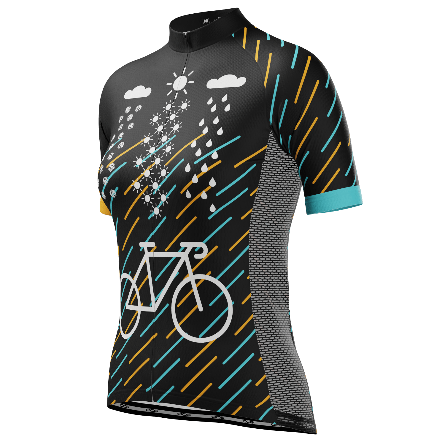 Women's Rain Hail or Shine Short Sleeve Cycling Jersey