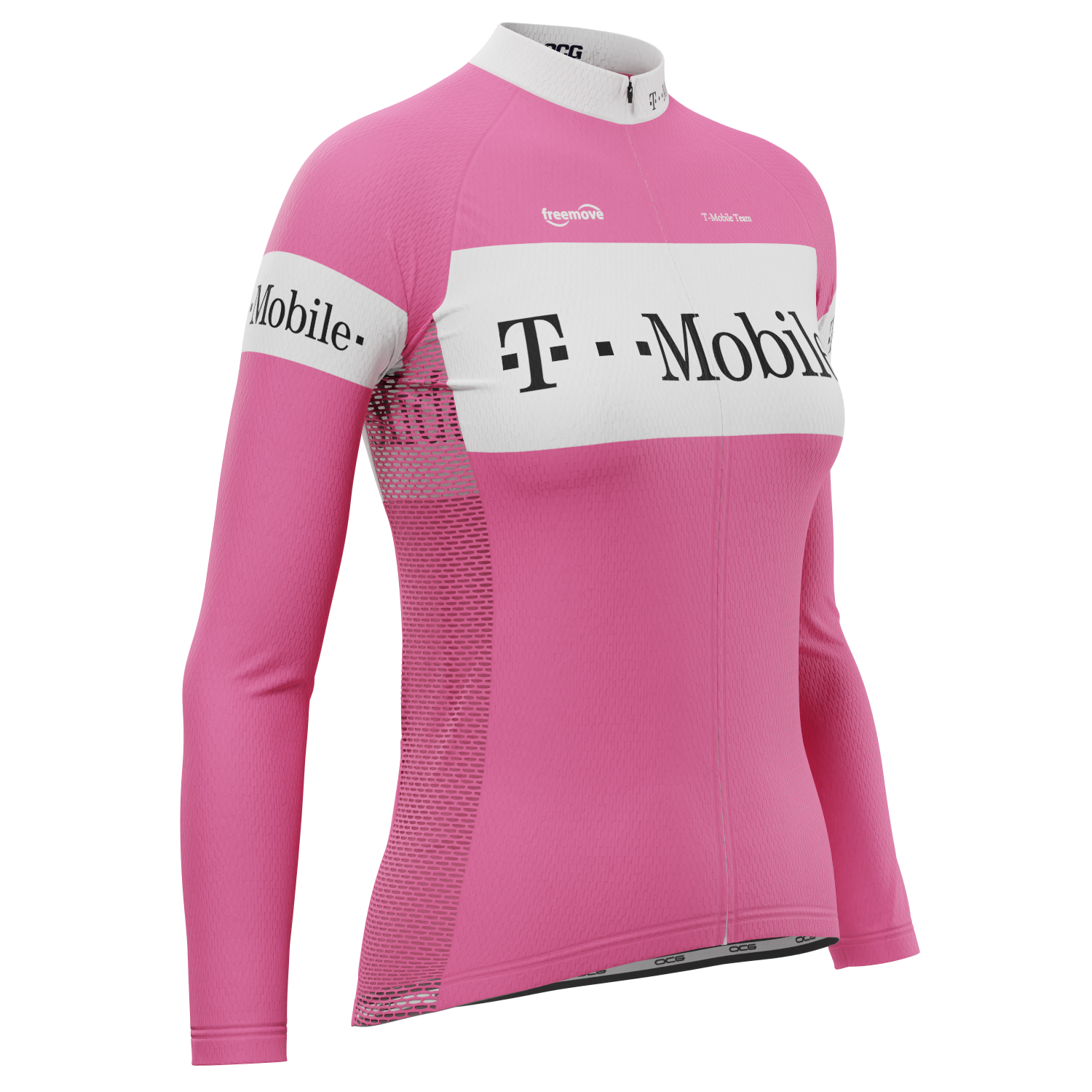 Women's Retro T-Mobile Long Sleeve Cycling Jersey