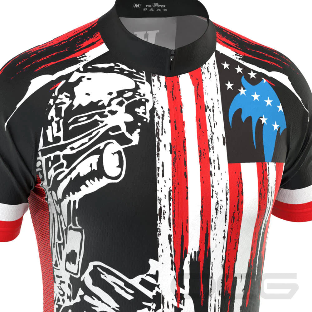 Men's Honor The Fallen Short Sleeve Cycling Jersey