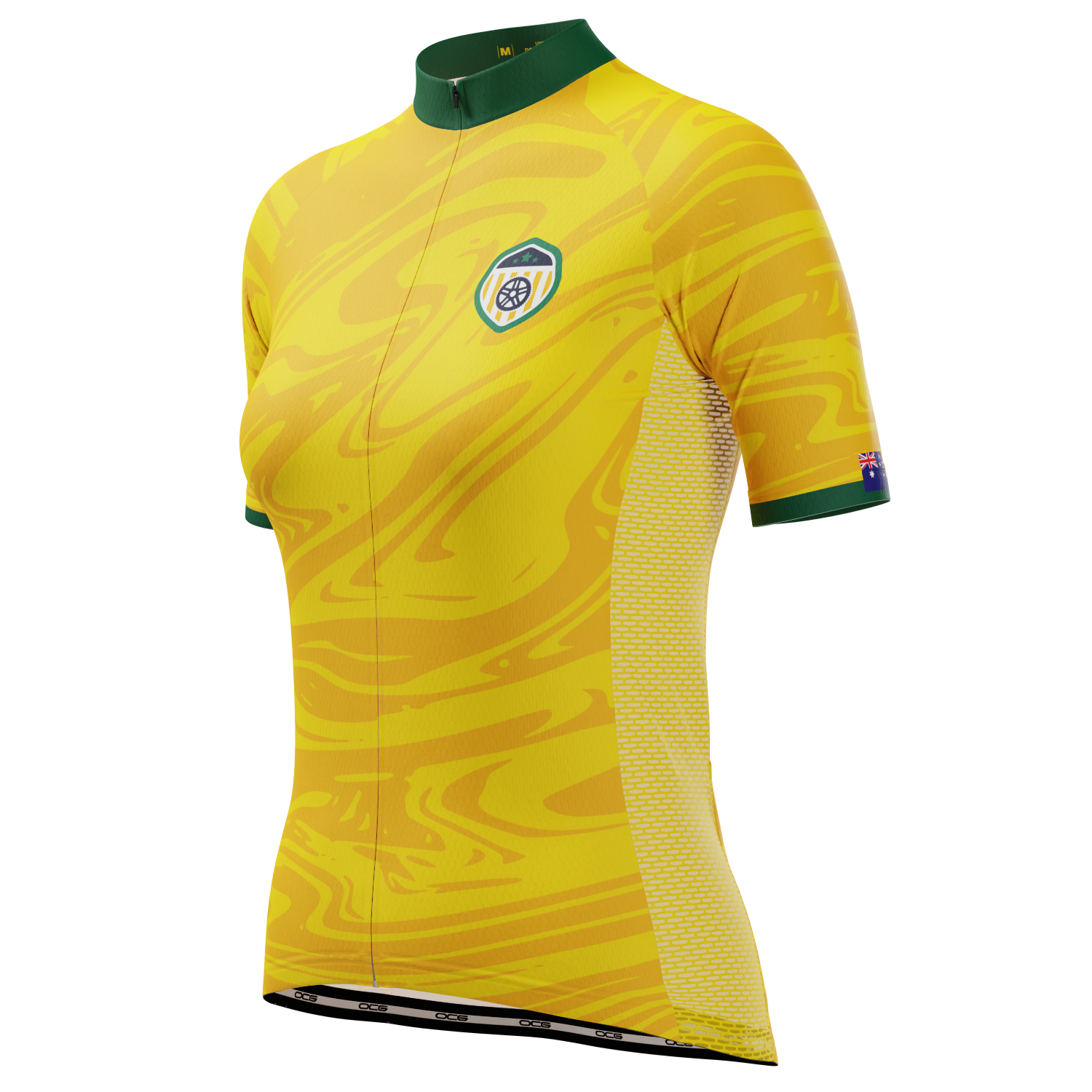 Women's Australia Soccer Short Sleeve Cycling Jersey