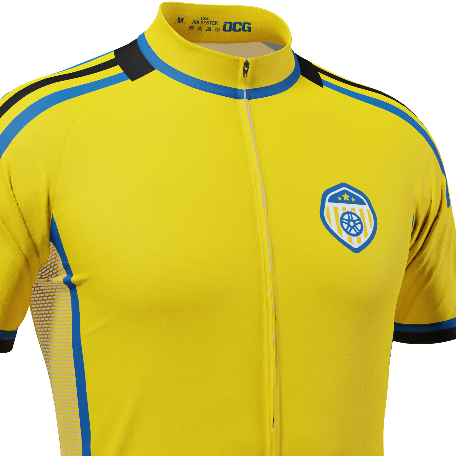 Men's Sweden Soccer Short Sleeve Cycling Jersey