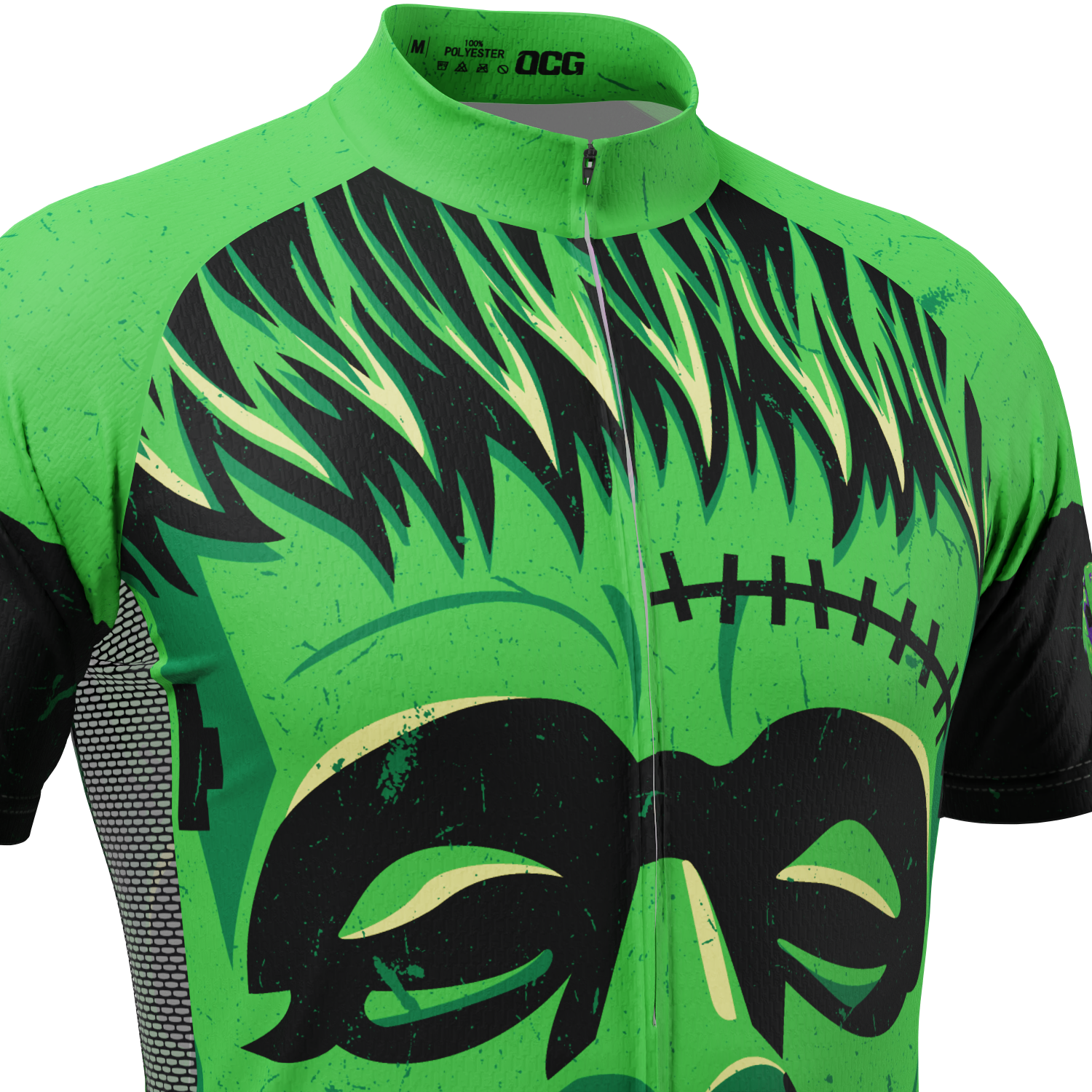 Men's Frankenstein On Wheels Short Sleeve Cycling Jersey