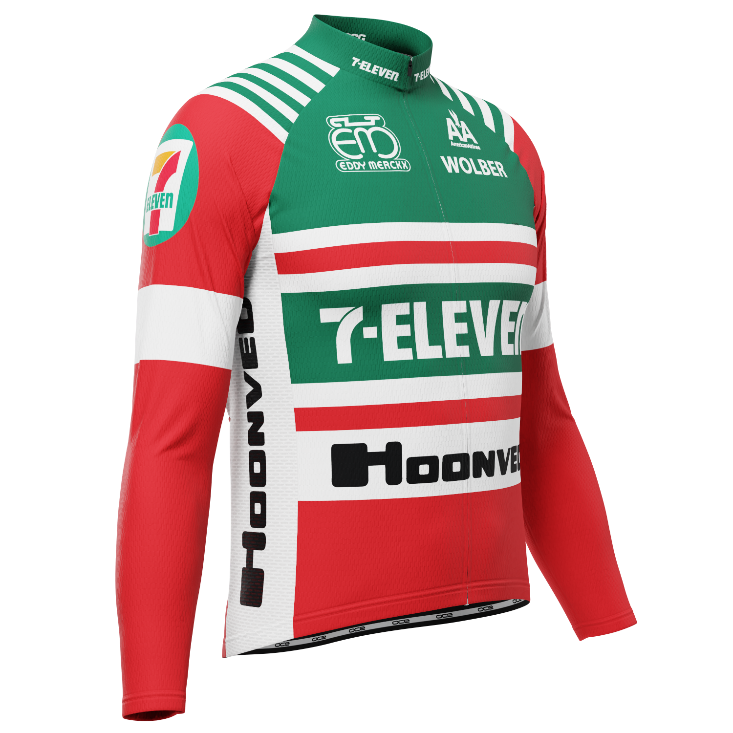 Men's Seven El Team Retro Long Sleeve Cycling Jersey