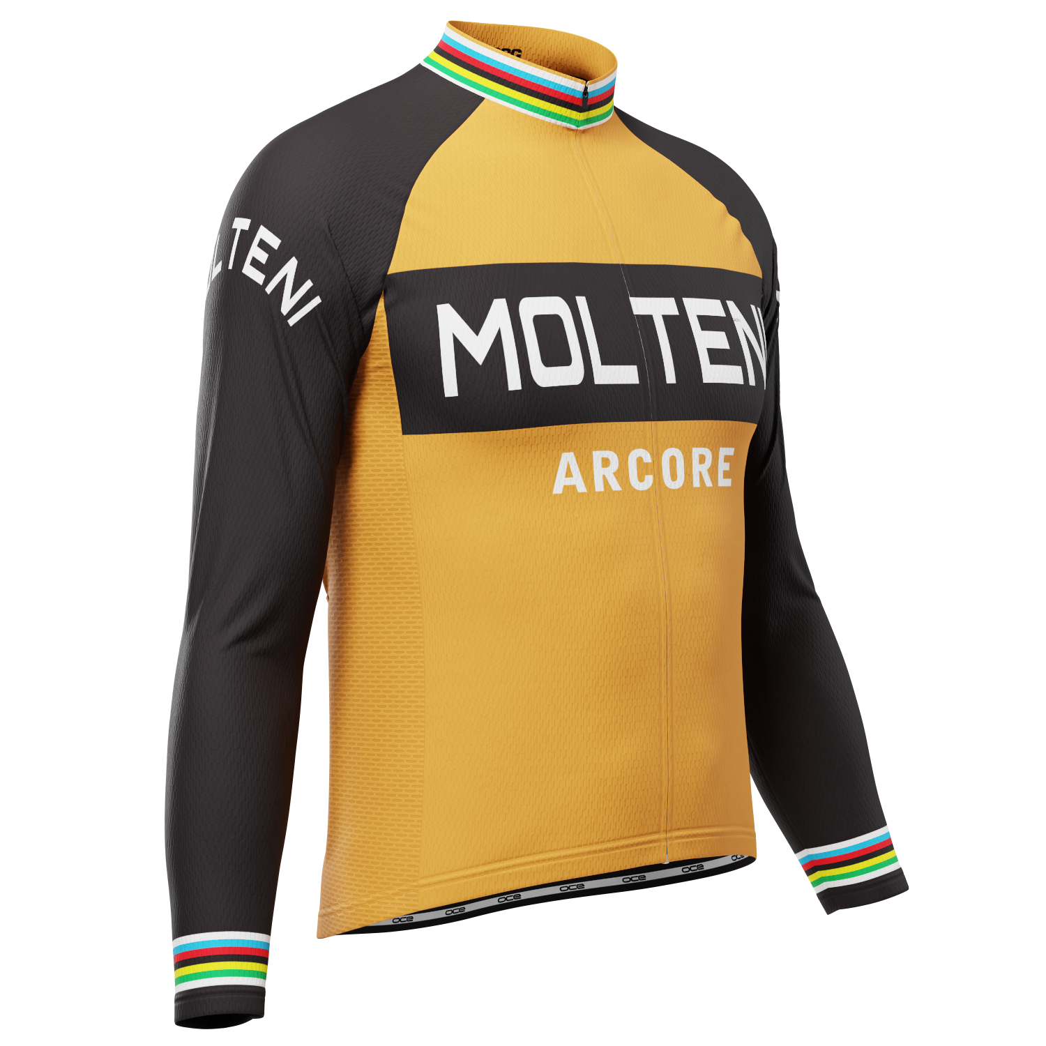 Men's Retro Molteni Classic Long Sleeve Cycling Jersey