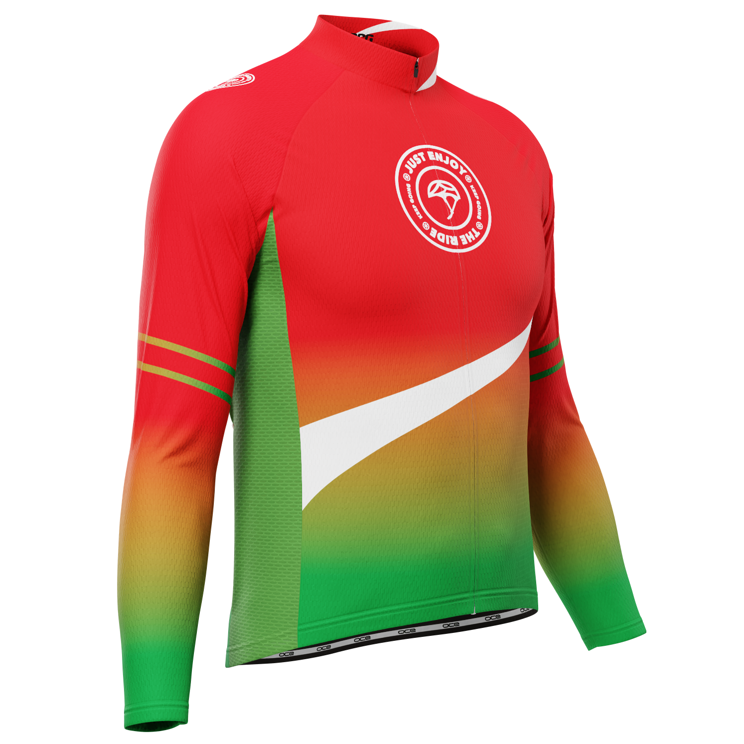 Men's Just Enjoy The Ride Long Sleeve Cycling Jersey