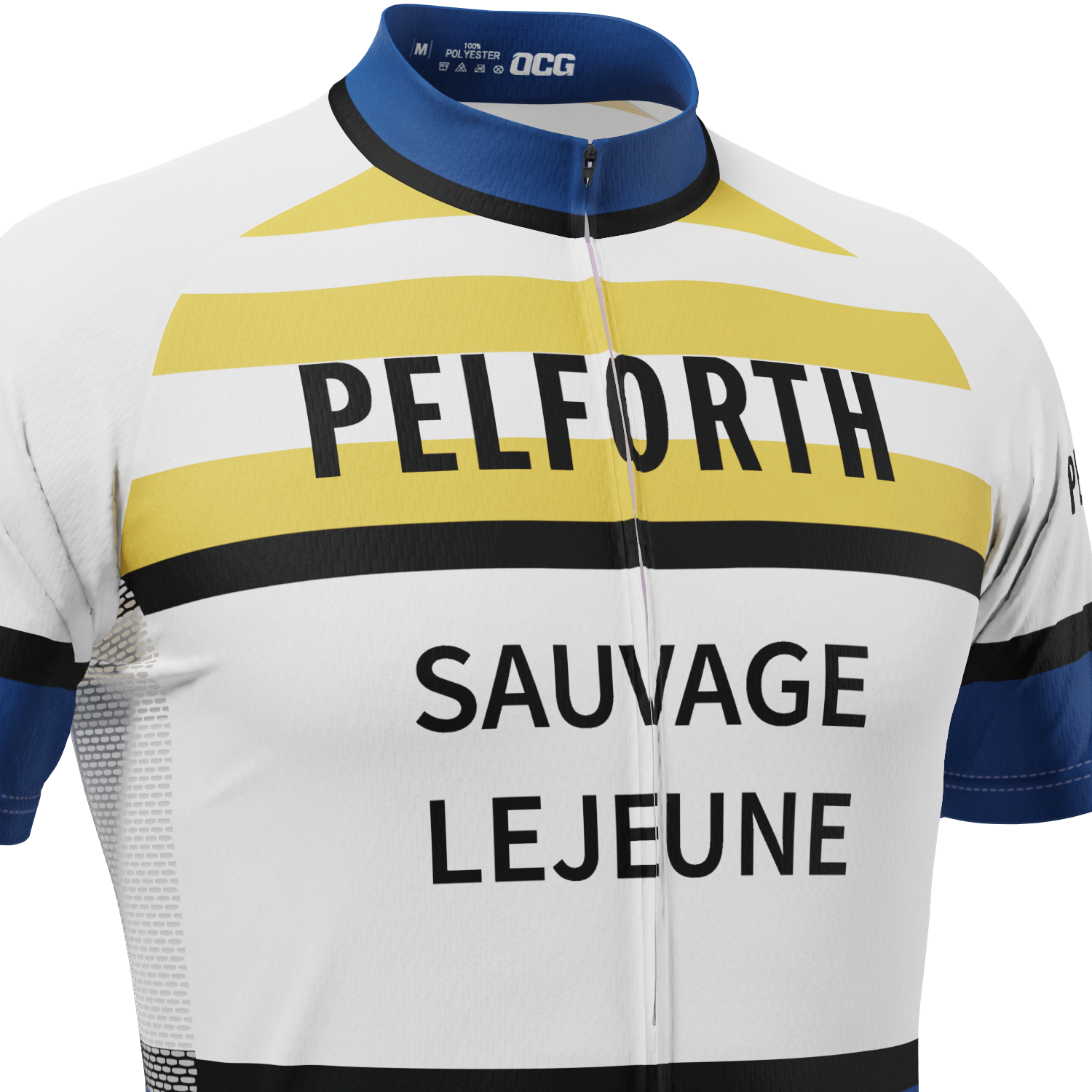 Men's French Pelforth–Sauvage–Lejeune Short Sleeve Cycling Jersey