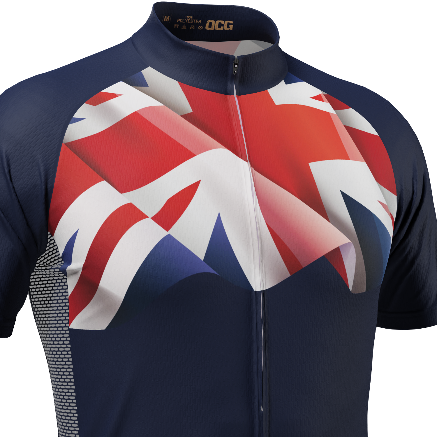Men's UK Flag Short Sleeve Cycling Jersey