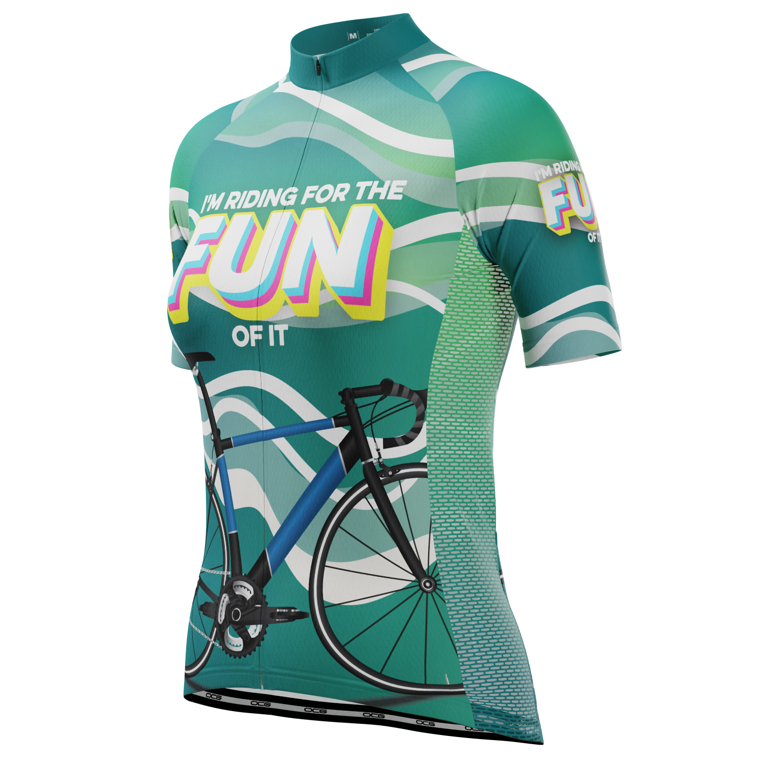 Women's I'm Riding For The Fun Of It Short Sleeve Cycling Jersey