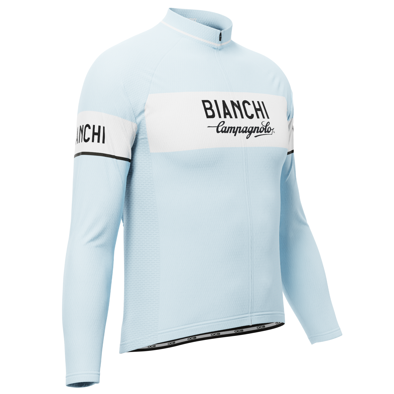 Men's Retro Bianchi Long Sleeve Cycling Jersey