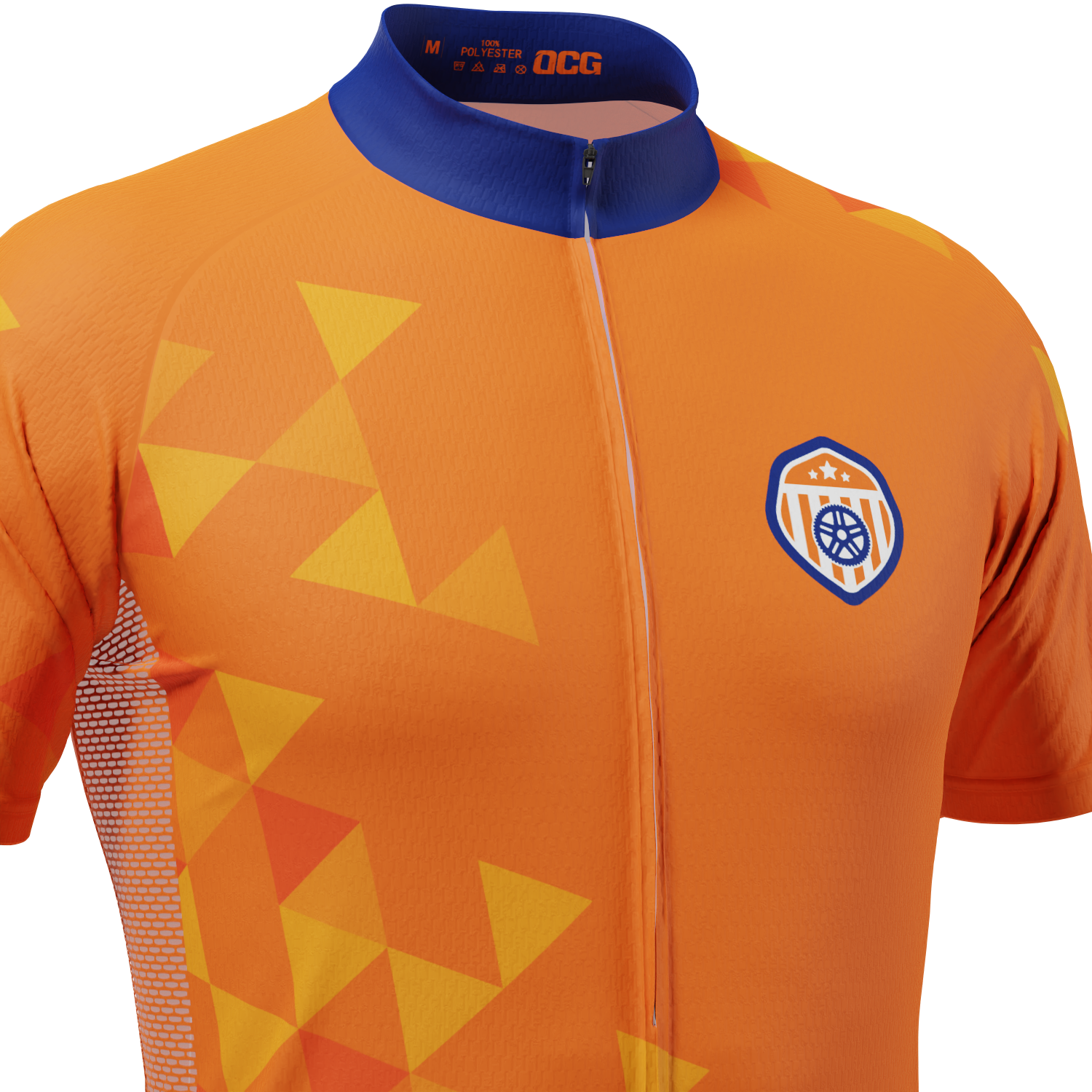 Men's Netherlands Soccer Short Sleeve Cycling Jersey