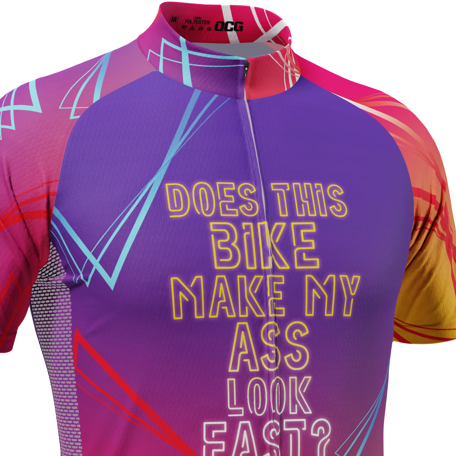 Men's Fast Ass Short Sleeve Cycling Jersey