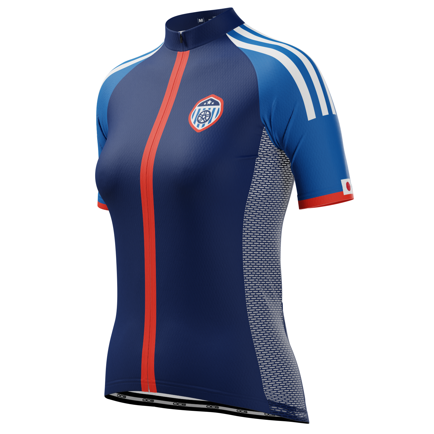 Women's Japan Soccer Short Sleeve Cycling Jersey