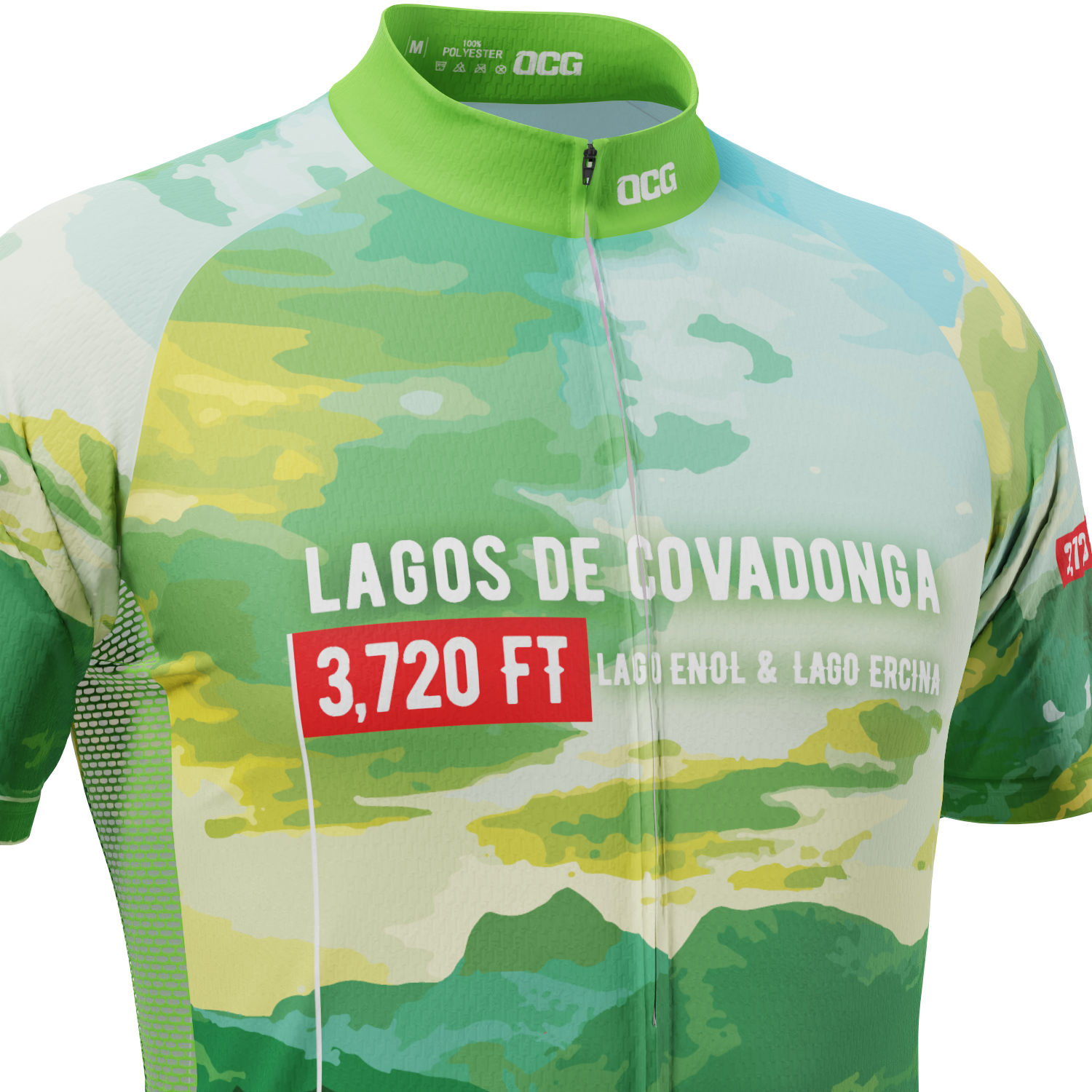 Men's  Lagos de Covadonga Epic Climbs  Short Sleeve Cycling Jersey