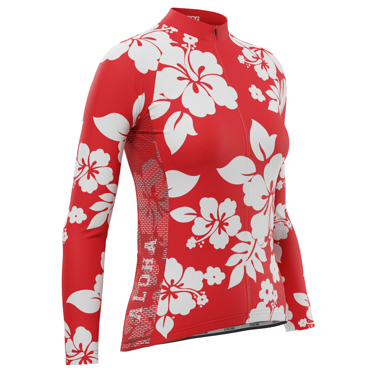 Women's Hawaiian Aloha Floral Long Sleeve Cycling Jersey – Online