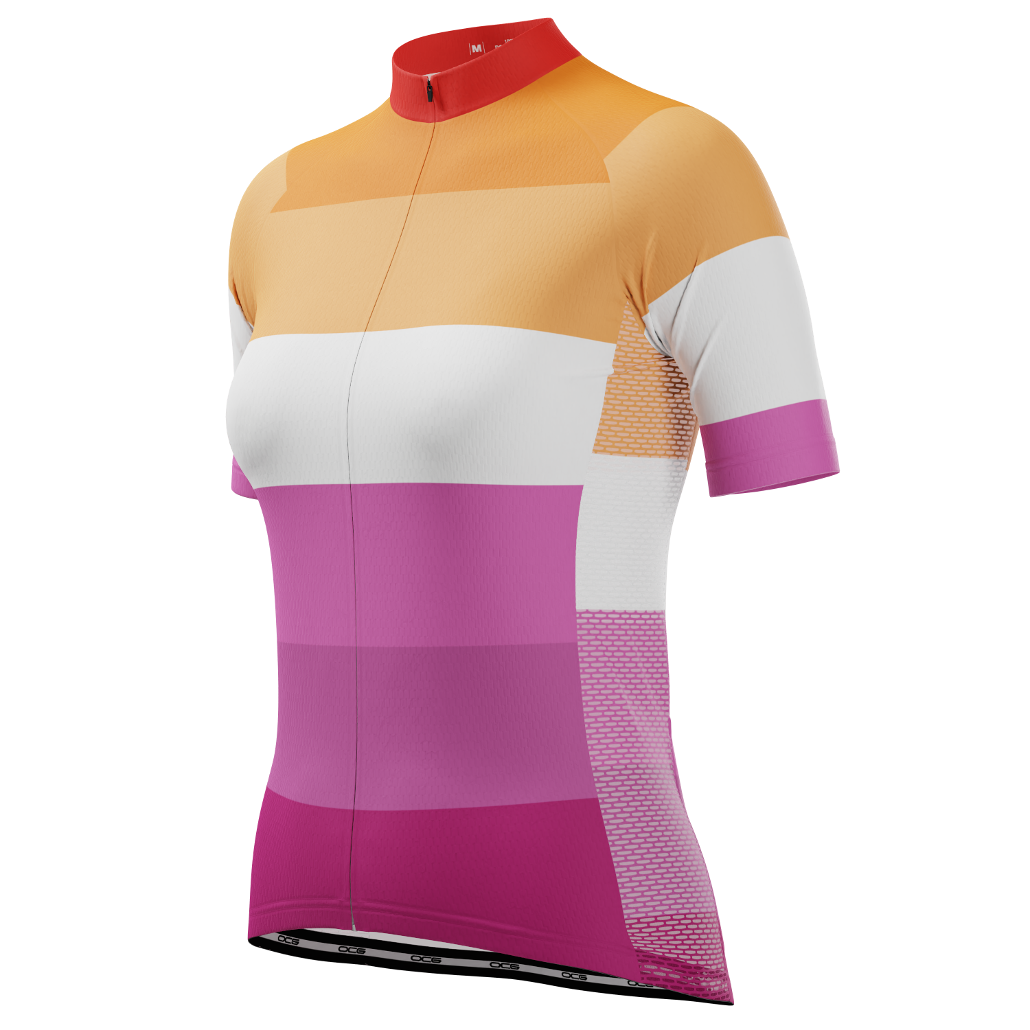Women's LGBT Lesbian Pride Short Sleeve Cycling Jersey