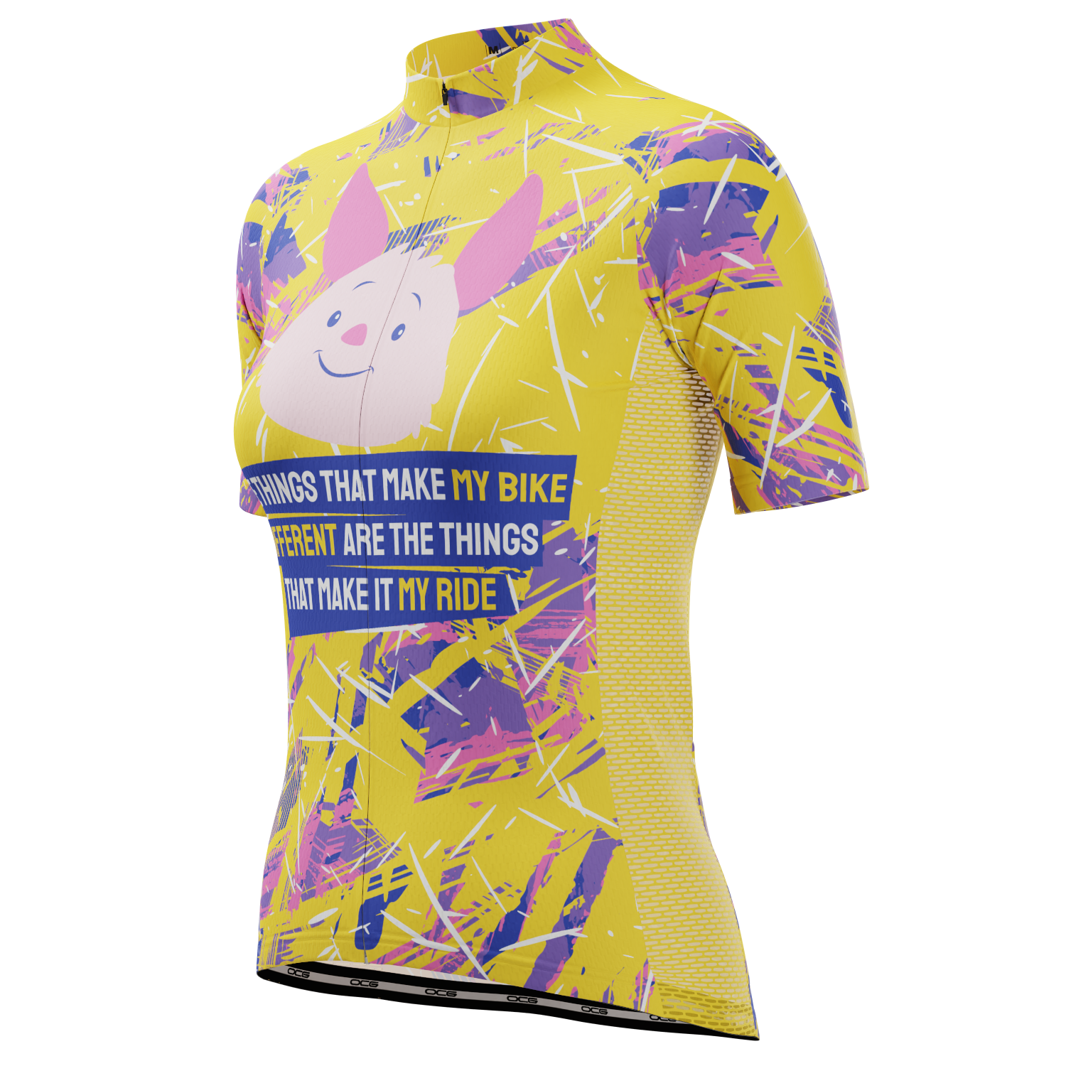 Women's Piglet's Ride Short Sleeve Cycling Jersey